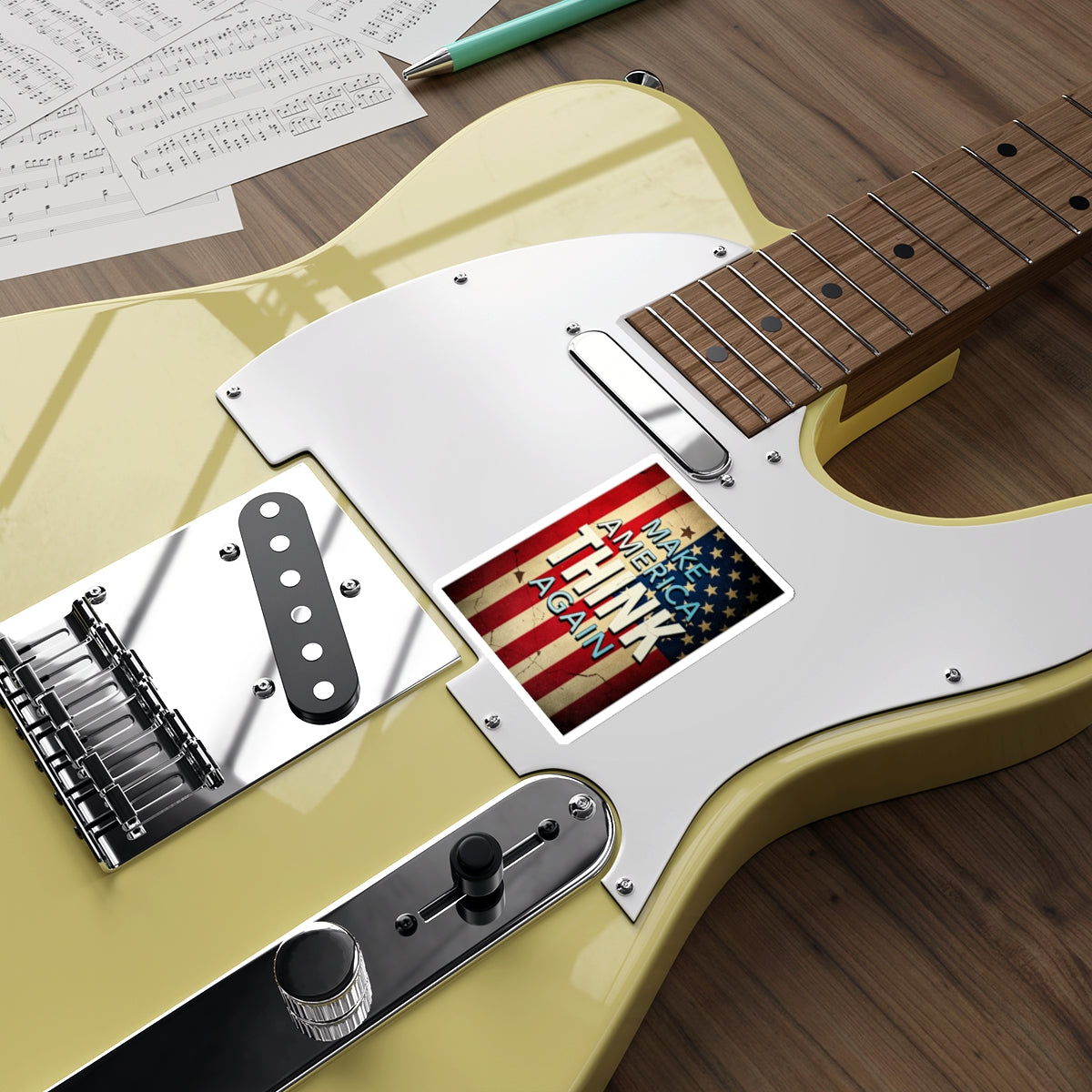 Die-Cut Stickers - Make America Think Again