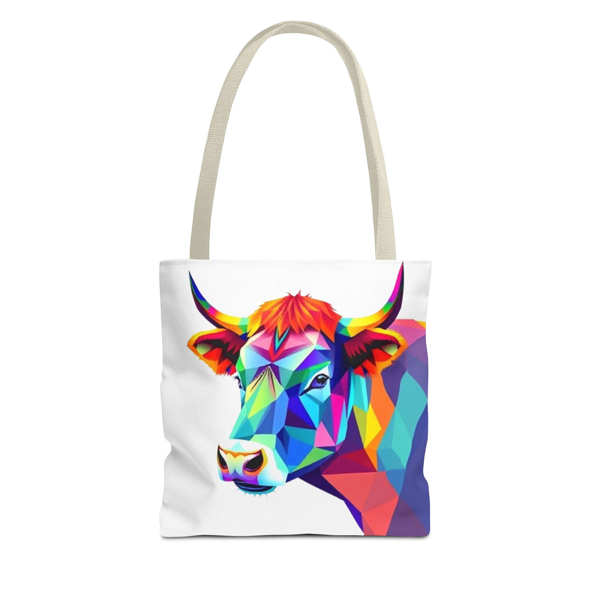 Colorful Cow Design - Tote Bag