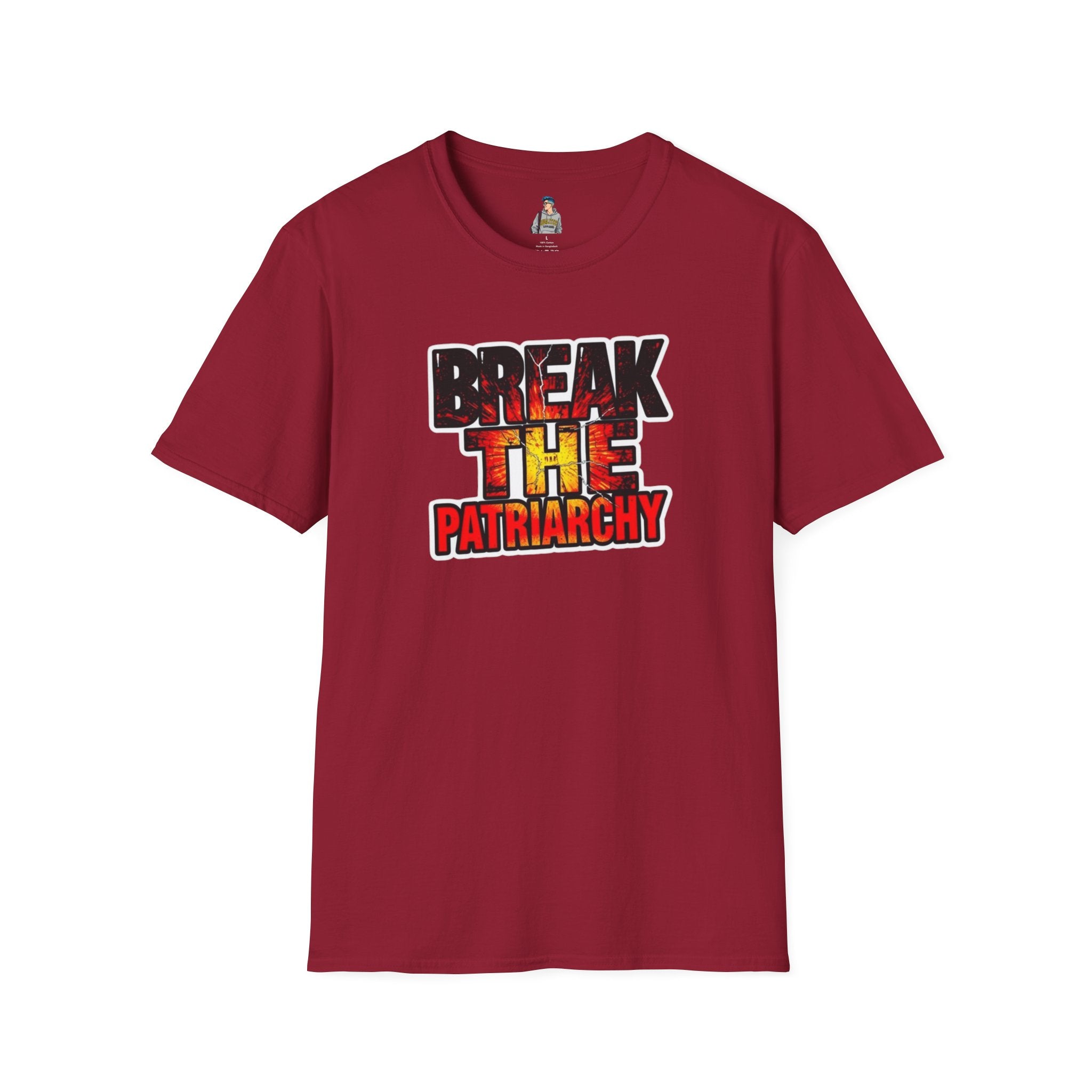 Break the Patriarchy Unisex Softstyle T-Shirt - Empowerment Wear for Social Change