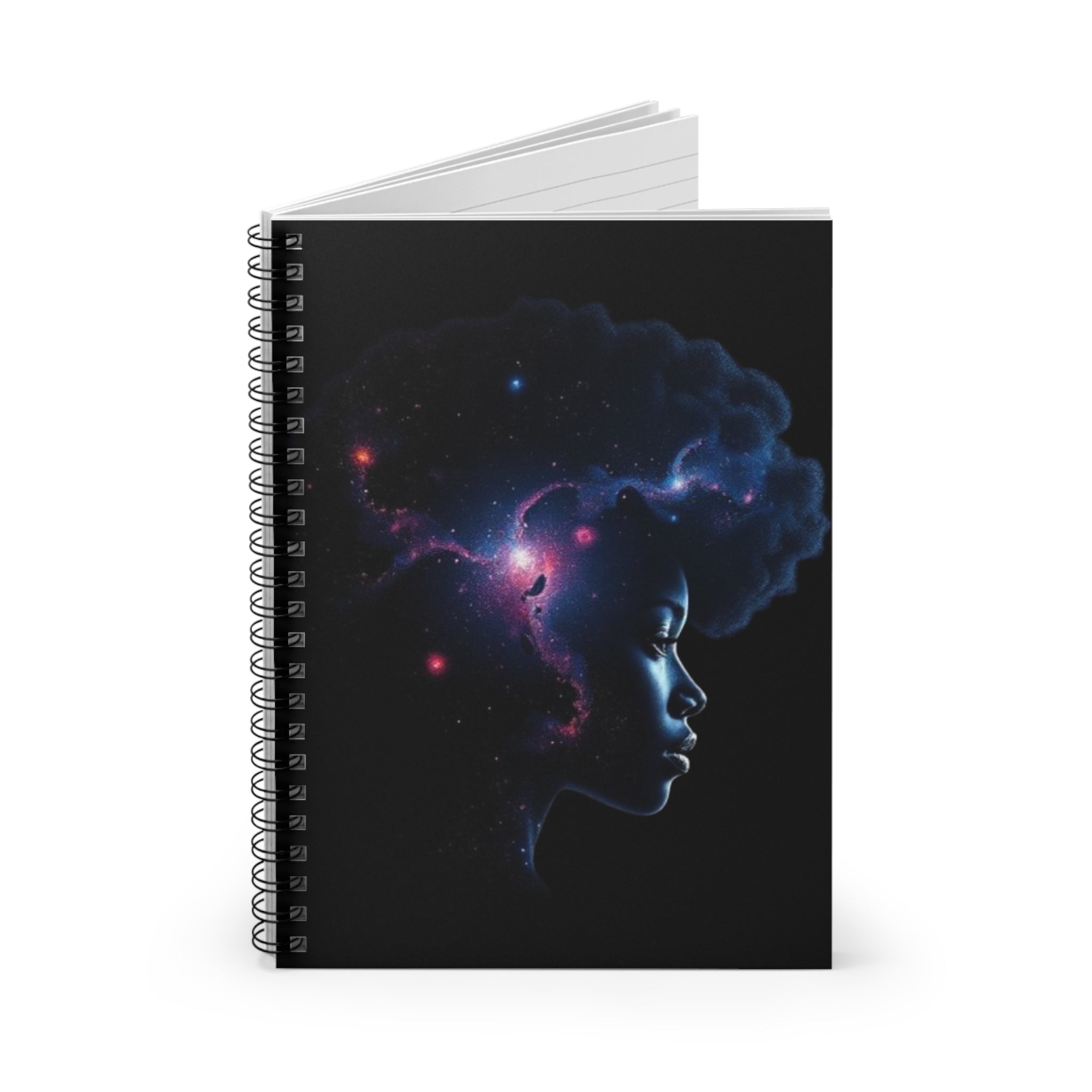 Cosmic Beauty Spiral Notebook - Ruled Line | Inspiring Journal for Creative Minds
