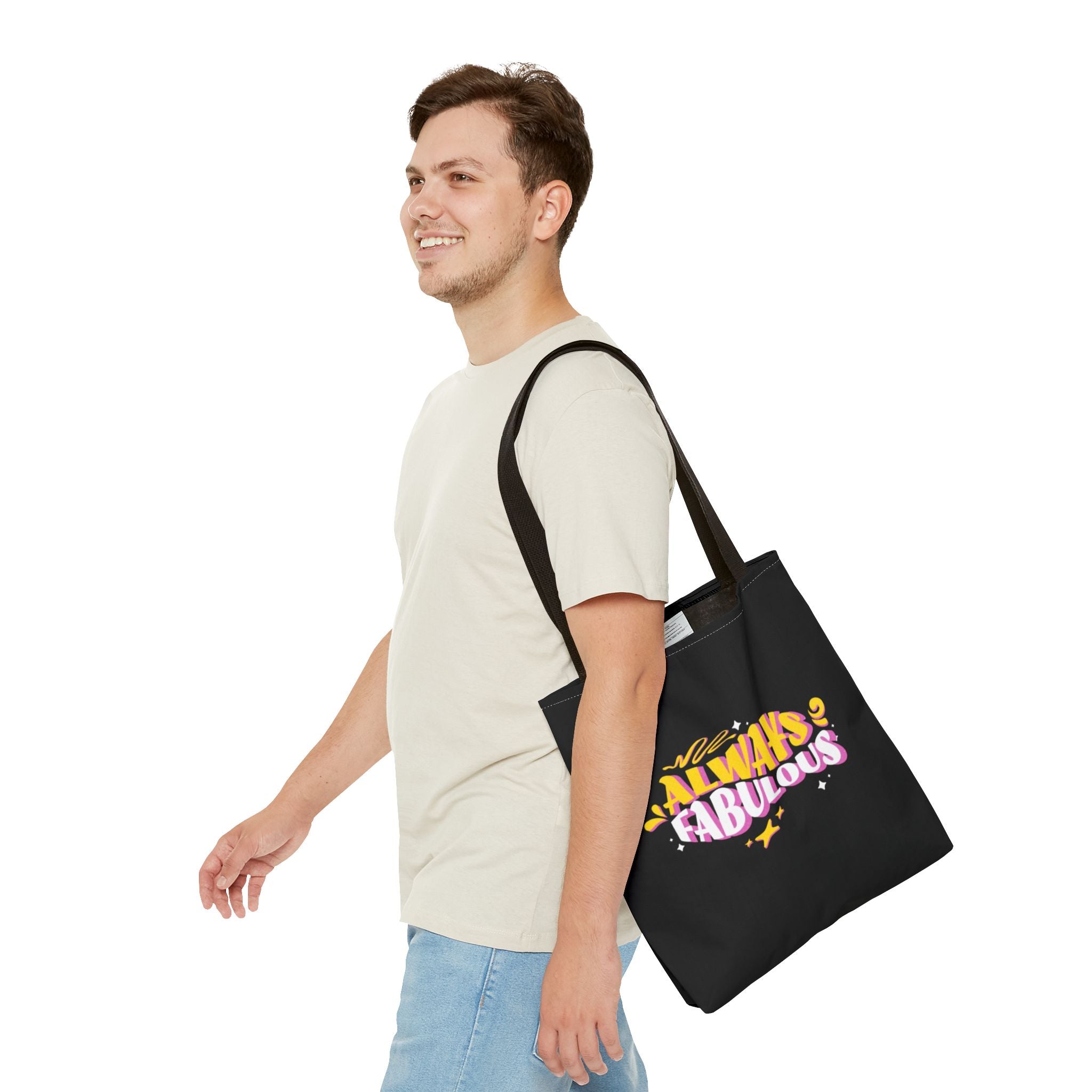 Always Fabulous Text Design tote bag