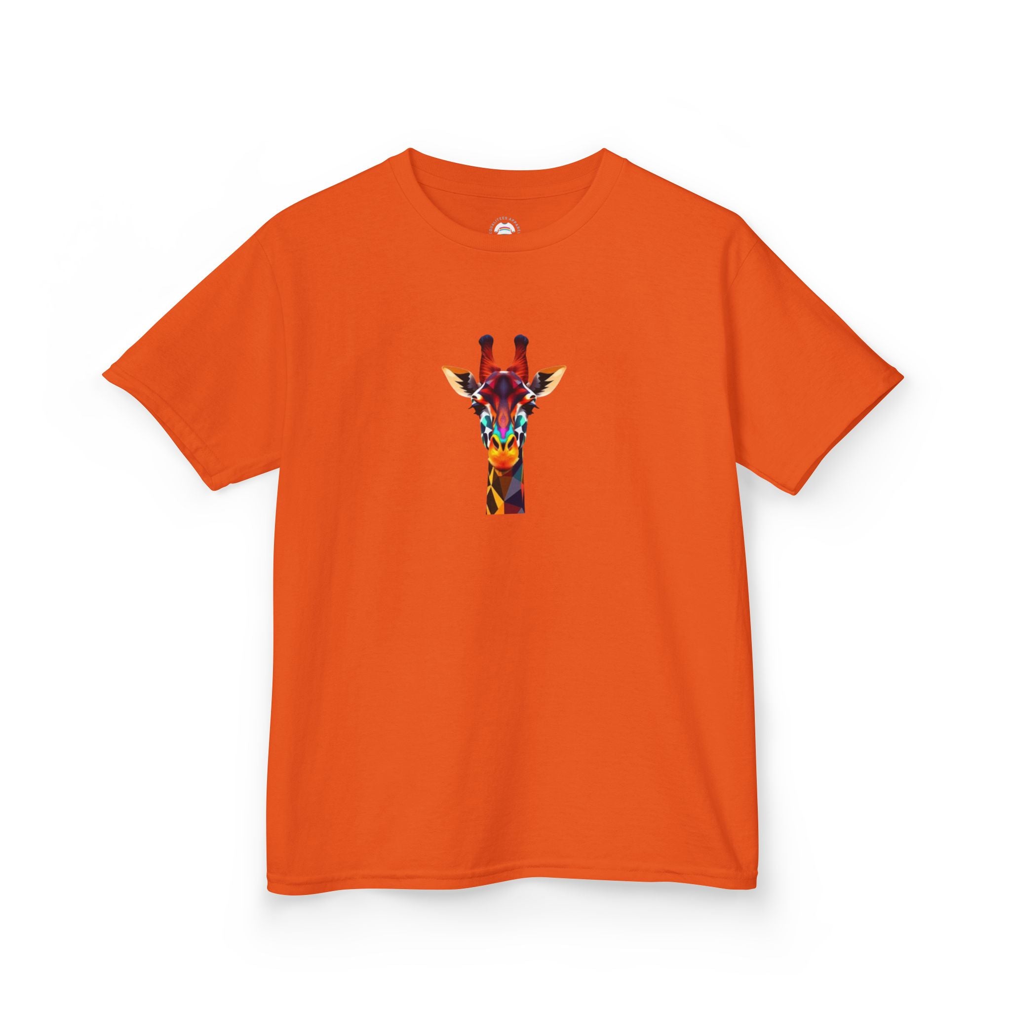 Colorful Fractal Giraffe Kids Heavy Cotton™ Tee