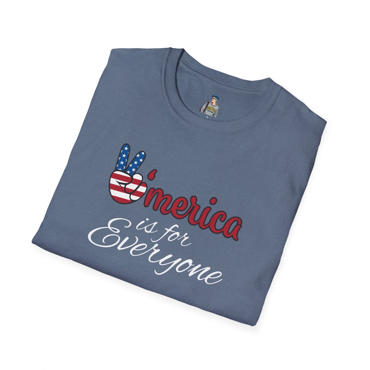 'Merica is for Everyone - Softstyle Unisex T-Shirt