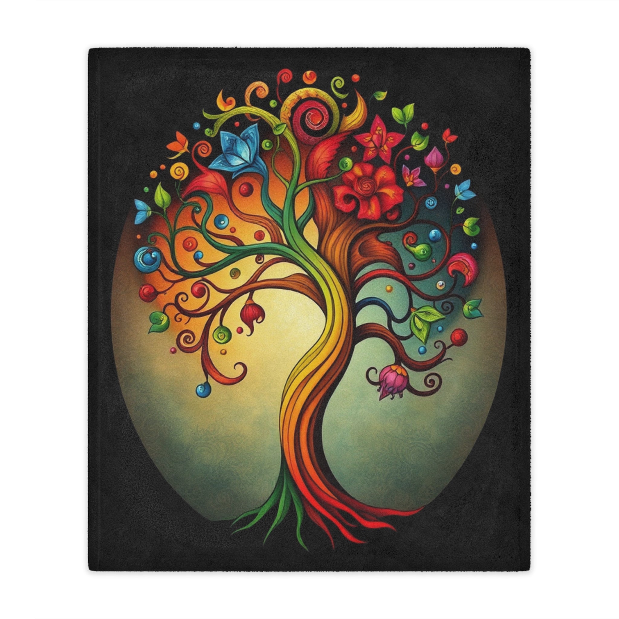 Tree of Diversity Microfiber Blanket