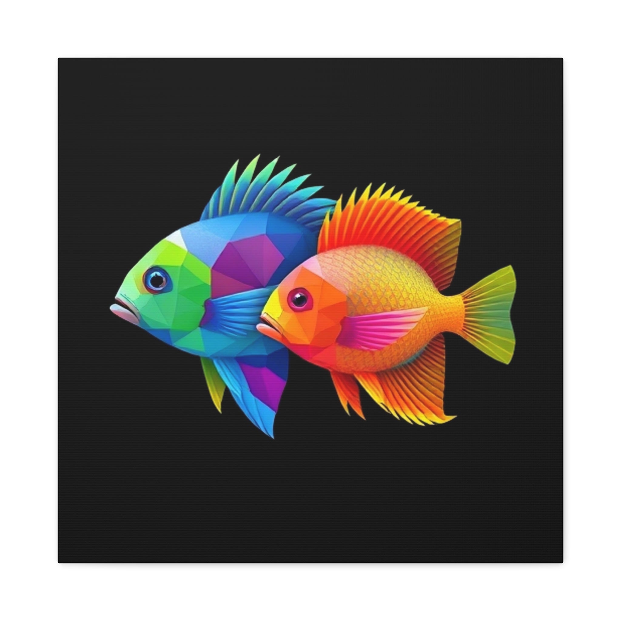 Colorful Fish Canvas Art - Vibrant Wall Decor for Aquatic Lovers