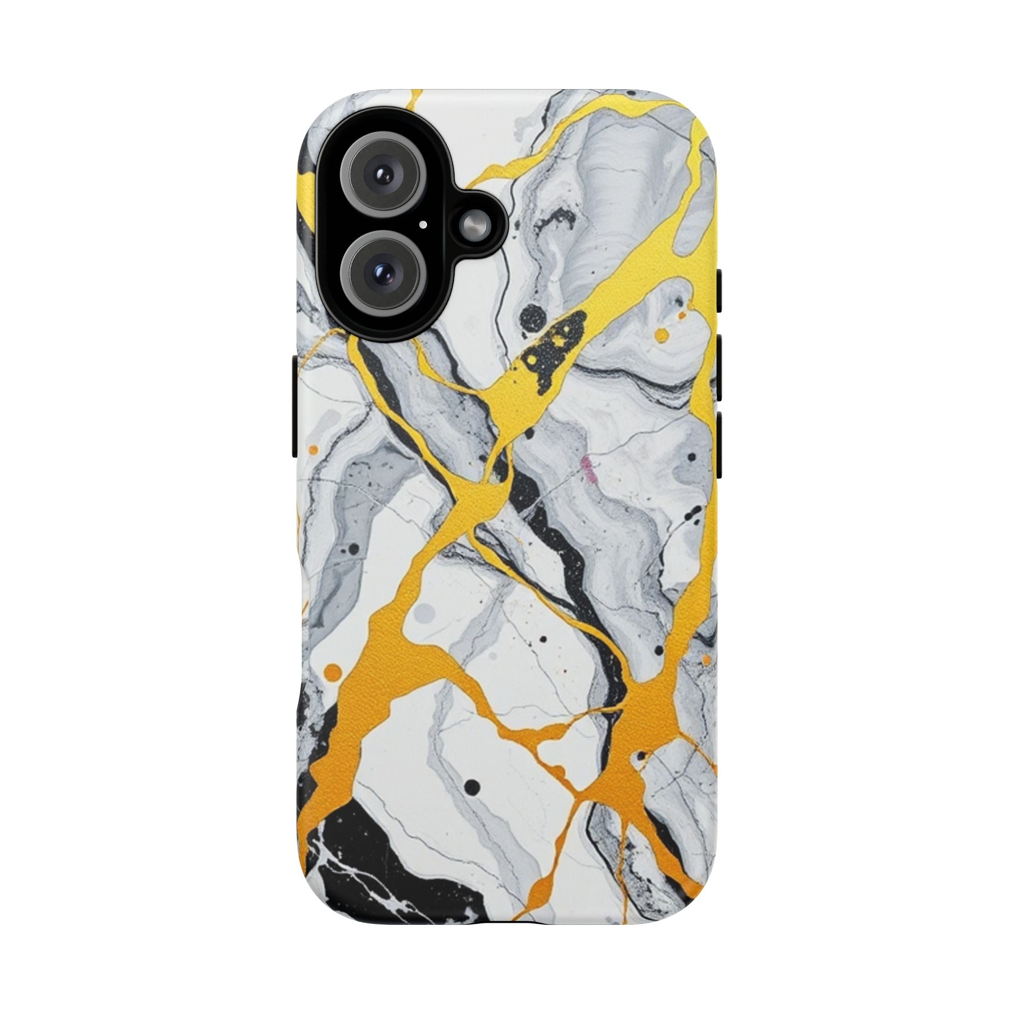 Beautiful Marble and Gold Design Tough Cases For Android & iPhone