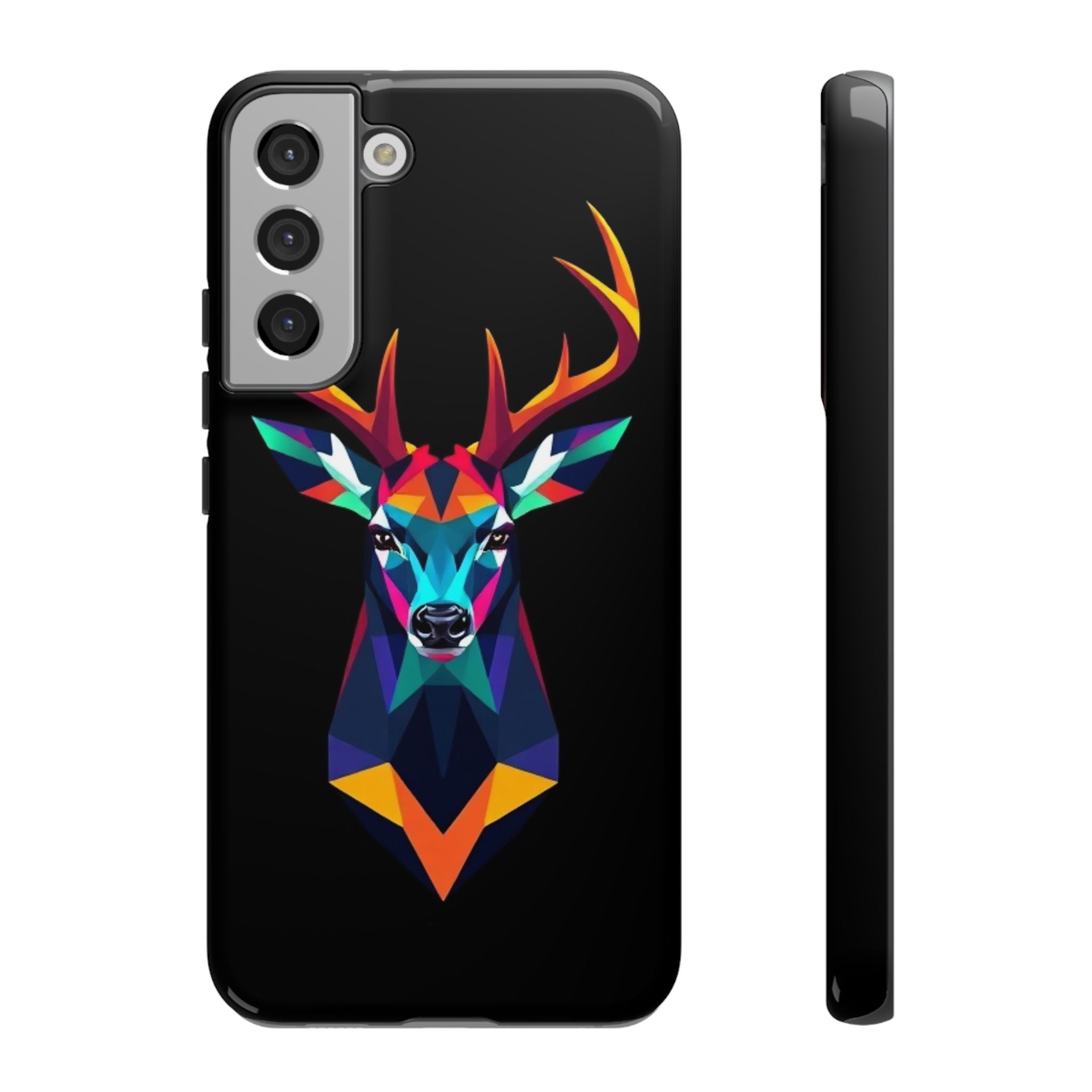 Colorful Fractal Deer Art Design Tough Case For Android & iPhone