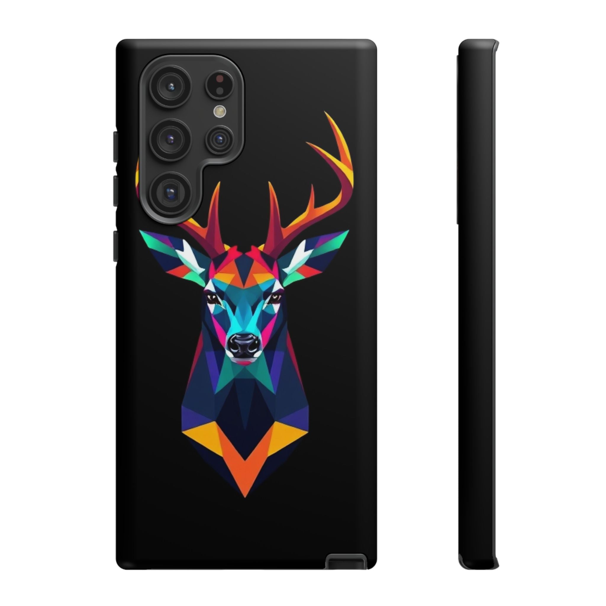 Colorful Fractal Deer Art Design Tough Case For Android & iPhone