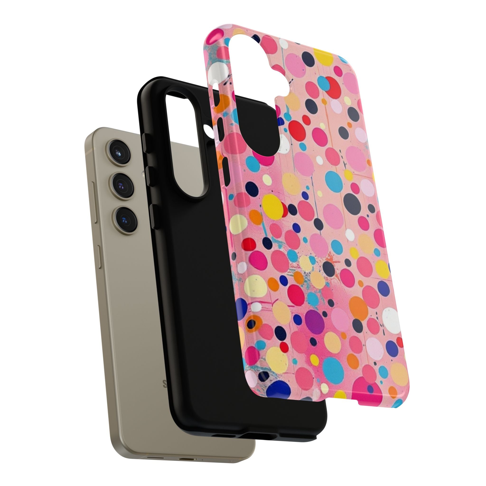 Colorful Dots & Spots Tough Cases For Android & iPhone