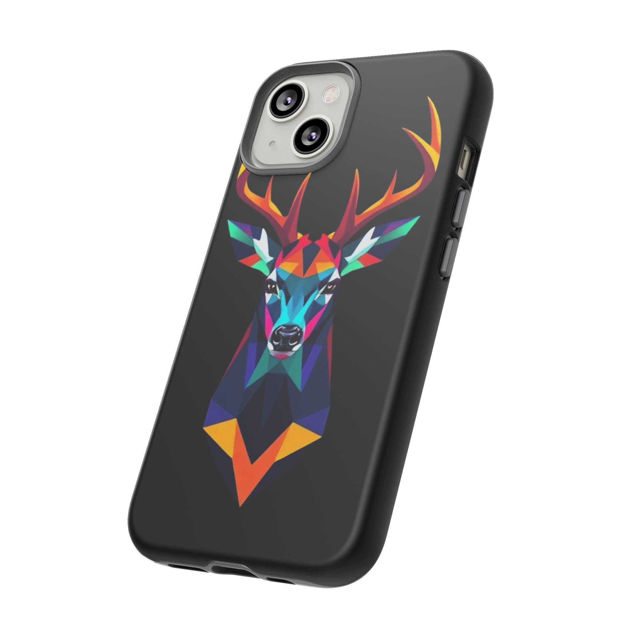 Colorful Fractal Deer Art Design Tough Case For Android & iPhone
