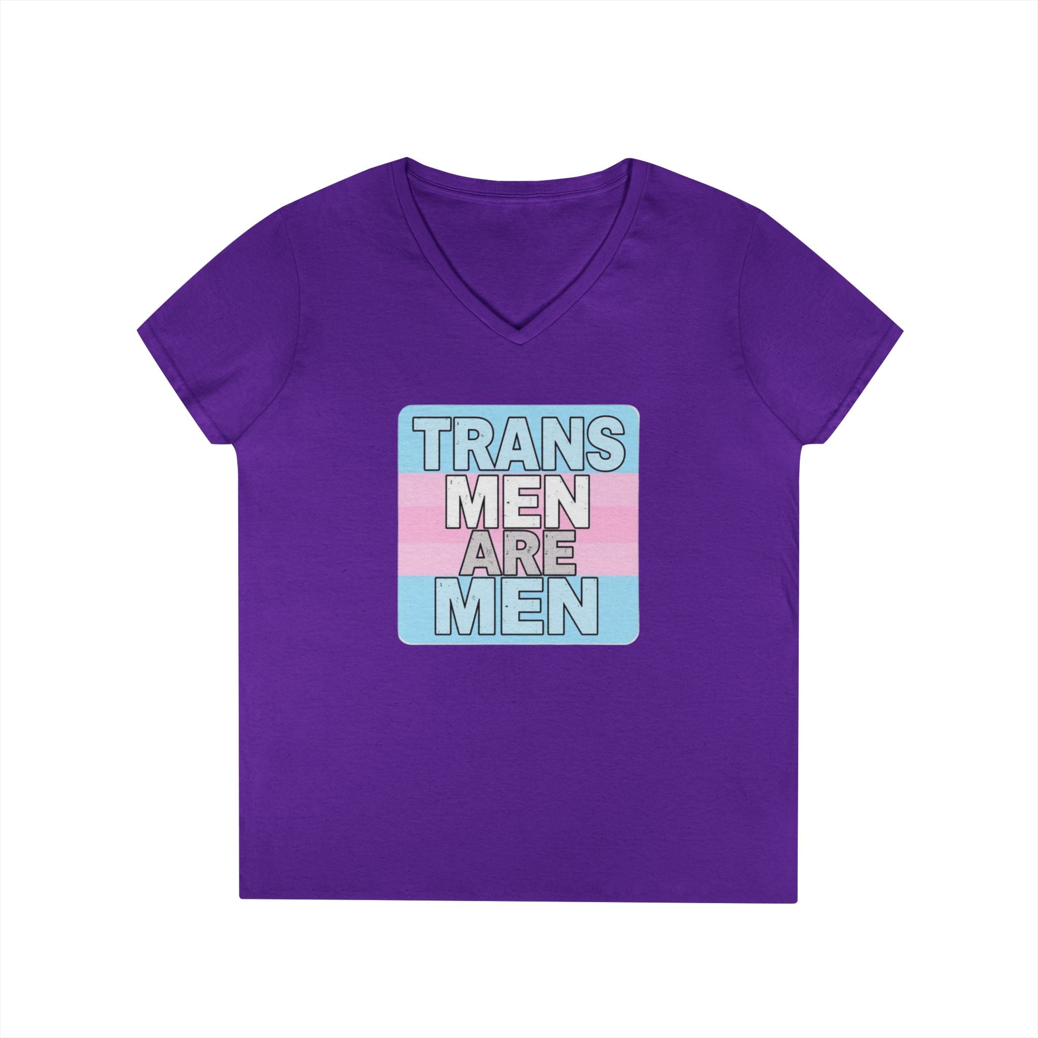 Transgender Pride V-Neck T-Shirt - Empowering Message for Inclusivity