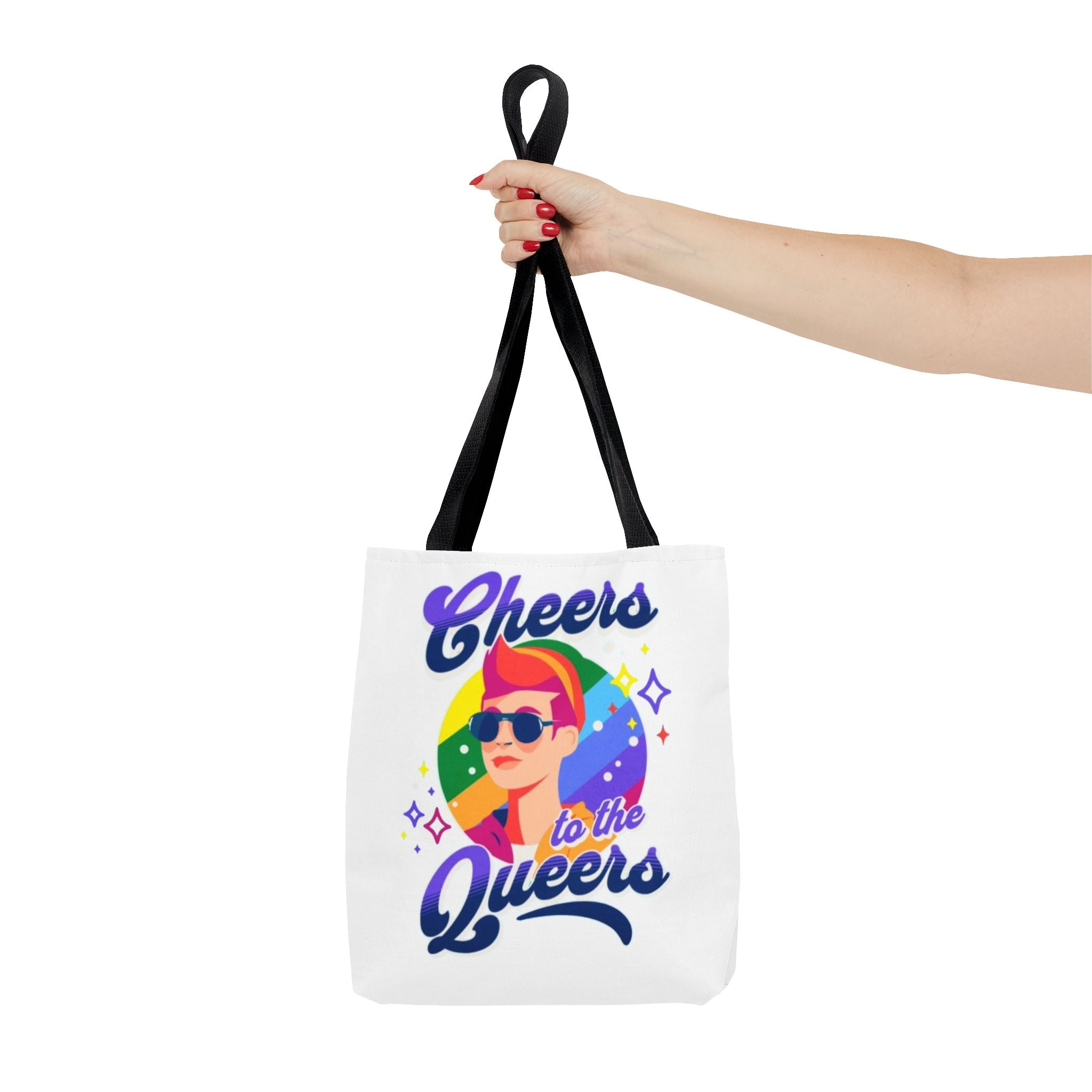 Cheers to the Queers Design LGBTQIA+ themed Tote bag