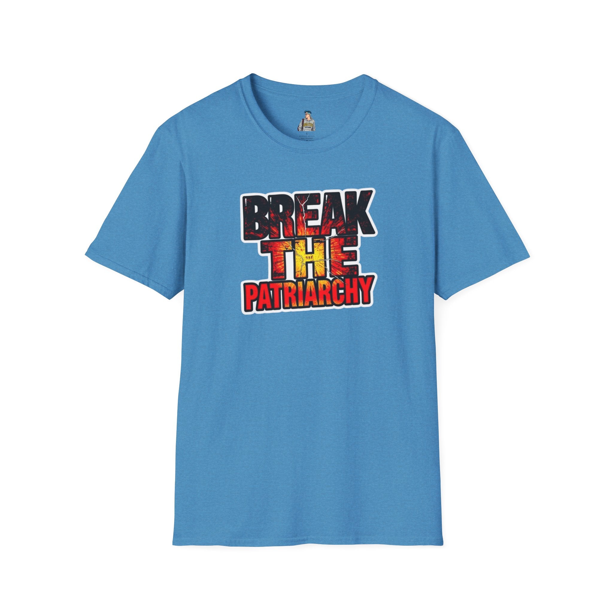Break the Patriarchy Unisex Softstyle T-Shirt - Empowerment Wear for Social Change