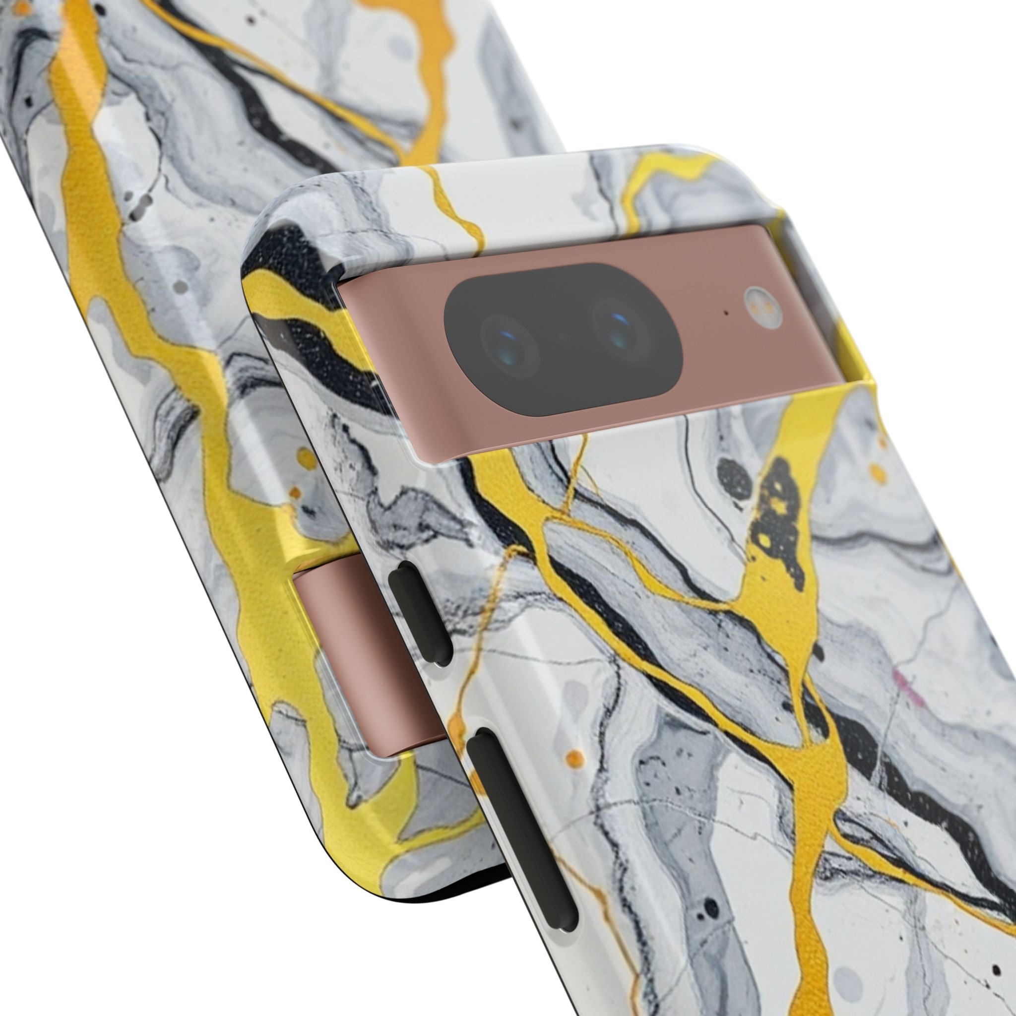 Beautiful Marble and Gold Design Tough Cases For Android & iPhone