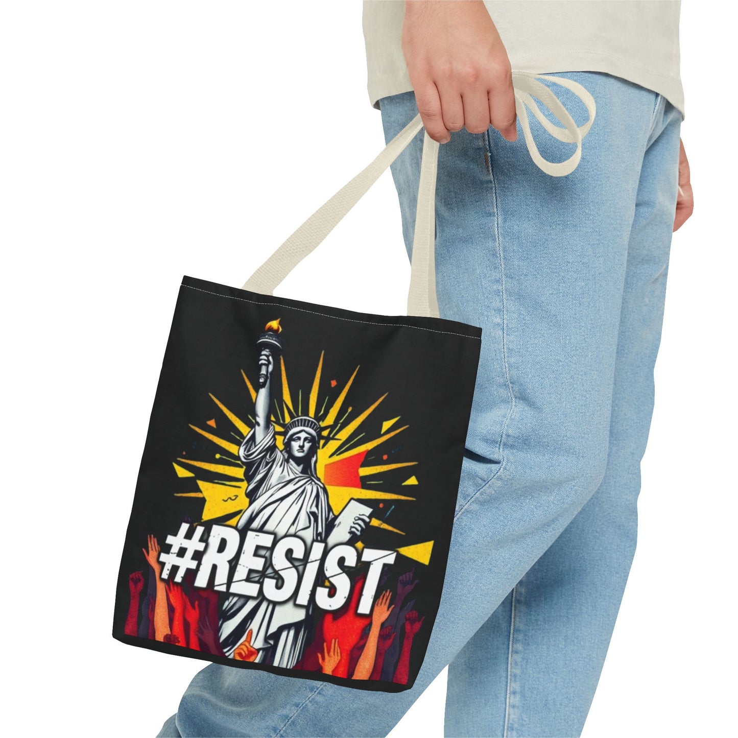#RESIST With Lady Liberty Tote Bag