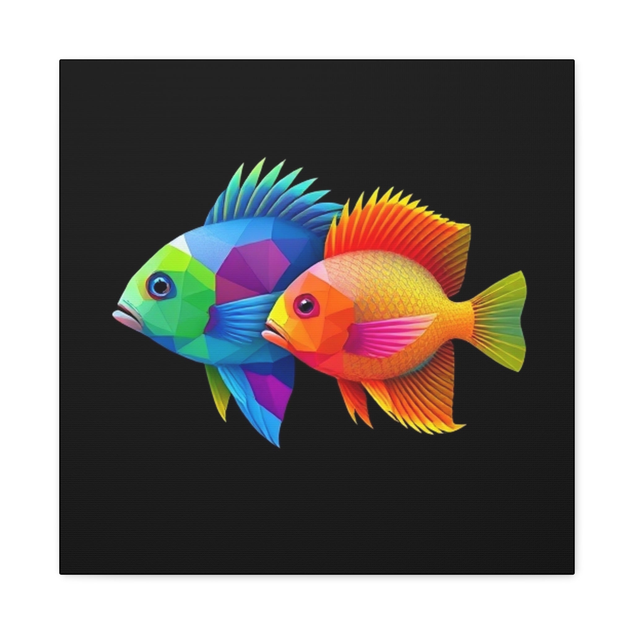 Colorful Fish Canvas Art - Vibrant Wall Decor for Aquatic Lovers