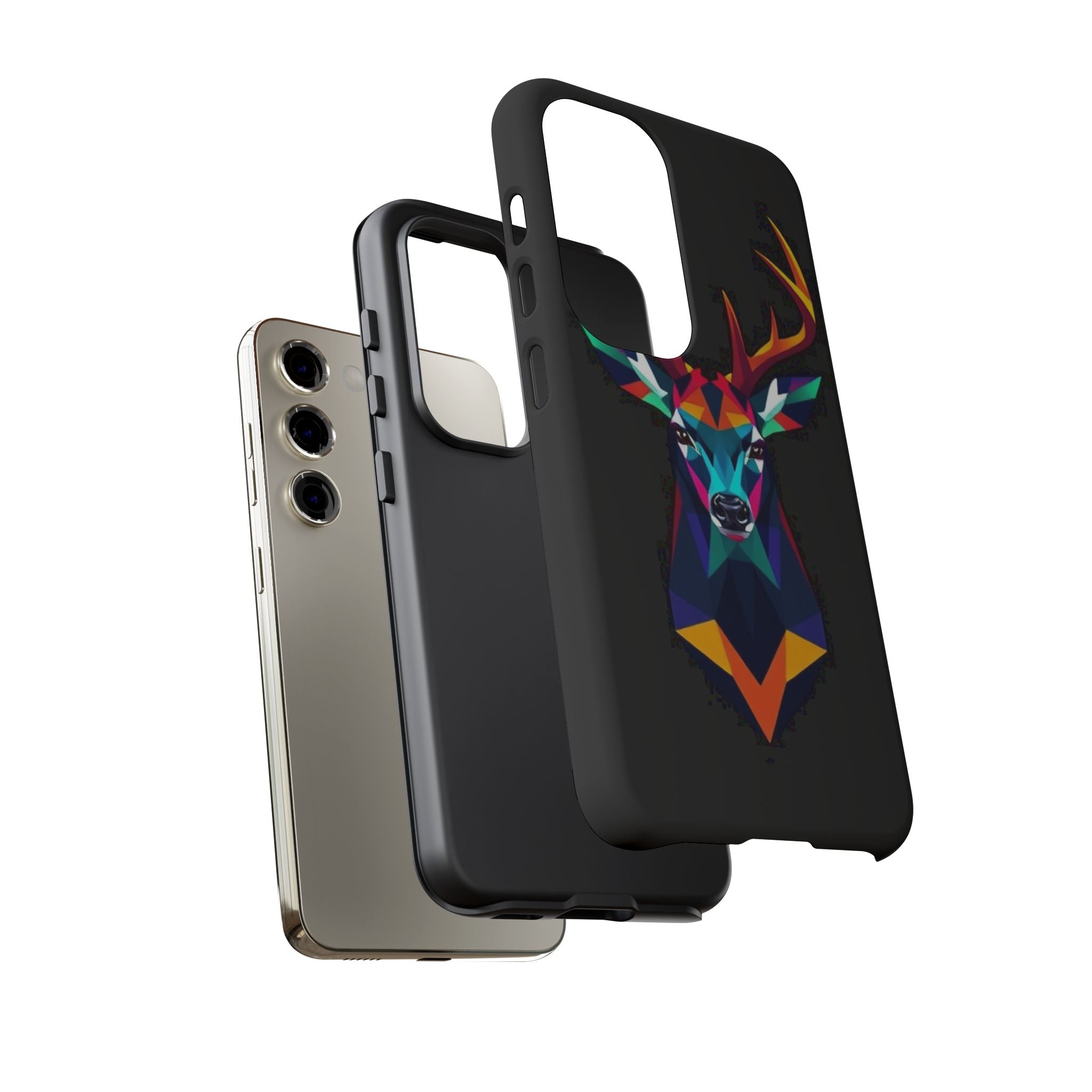 Colorful Fractal Deer Art Design Tough Case For Android & iPhone