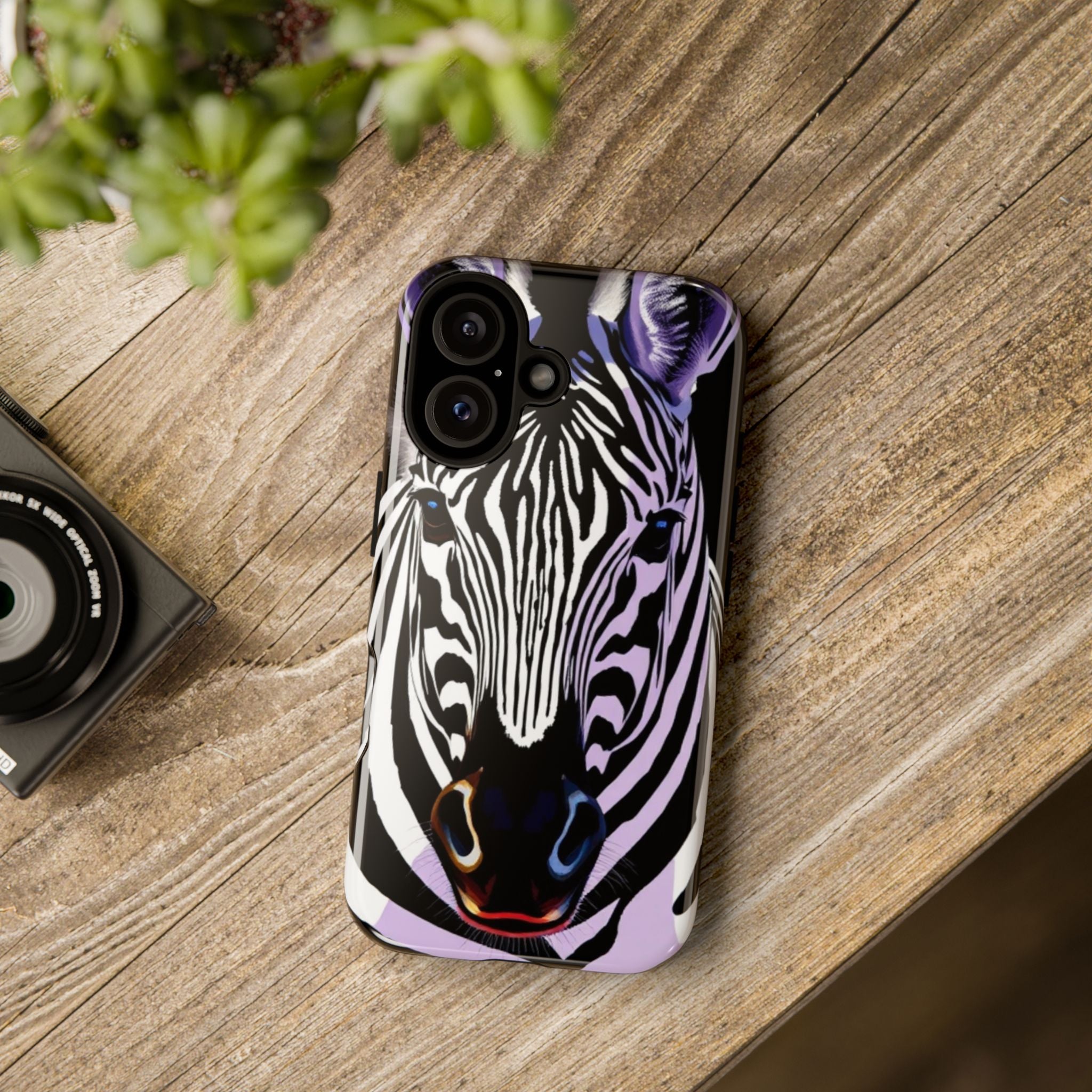 Android OR iPhone Compatible Cases - Zebra Design - Unique Tough Cases