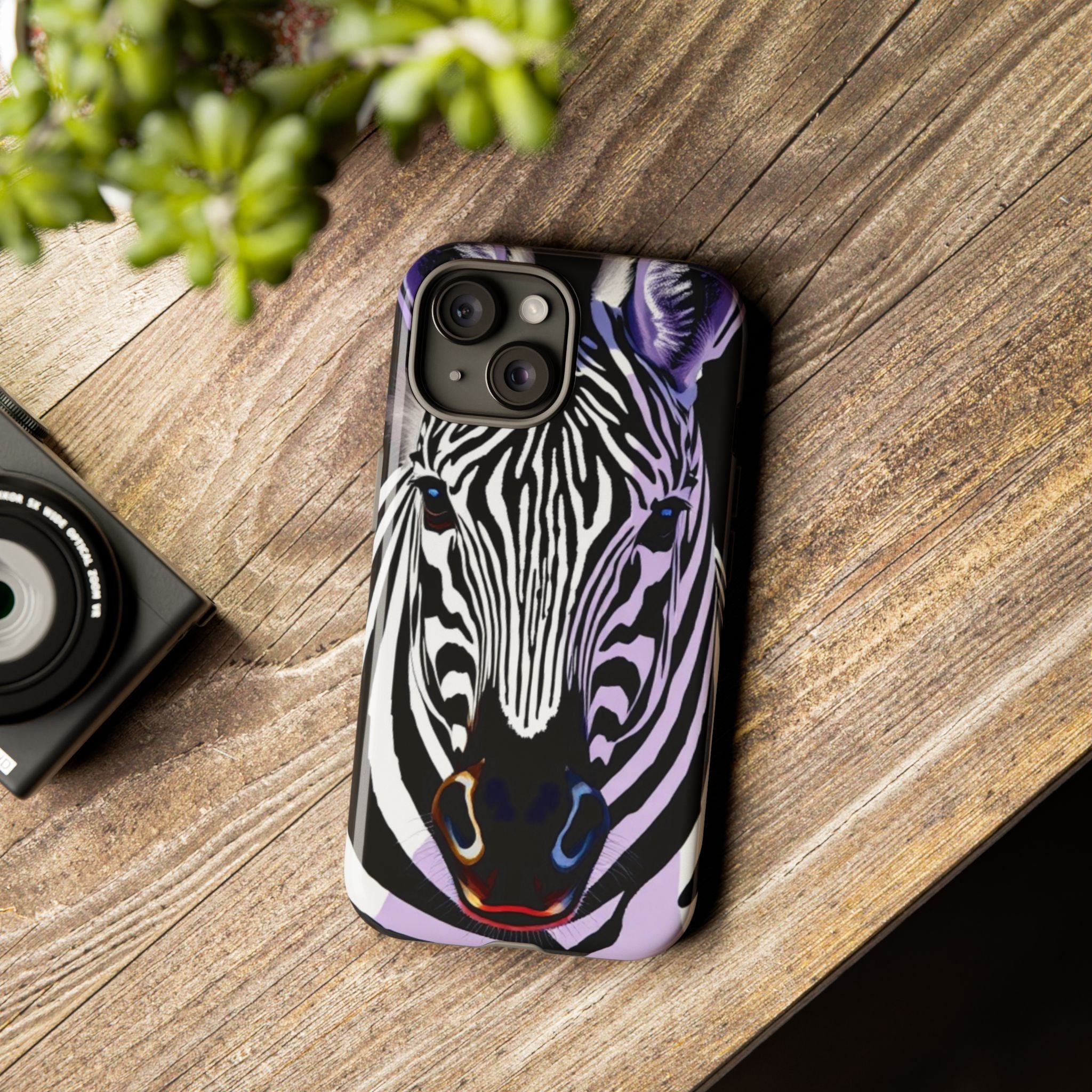 Android OR iPhone Compatible Cases - Zebra Design - Unique Tough Cases