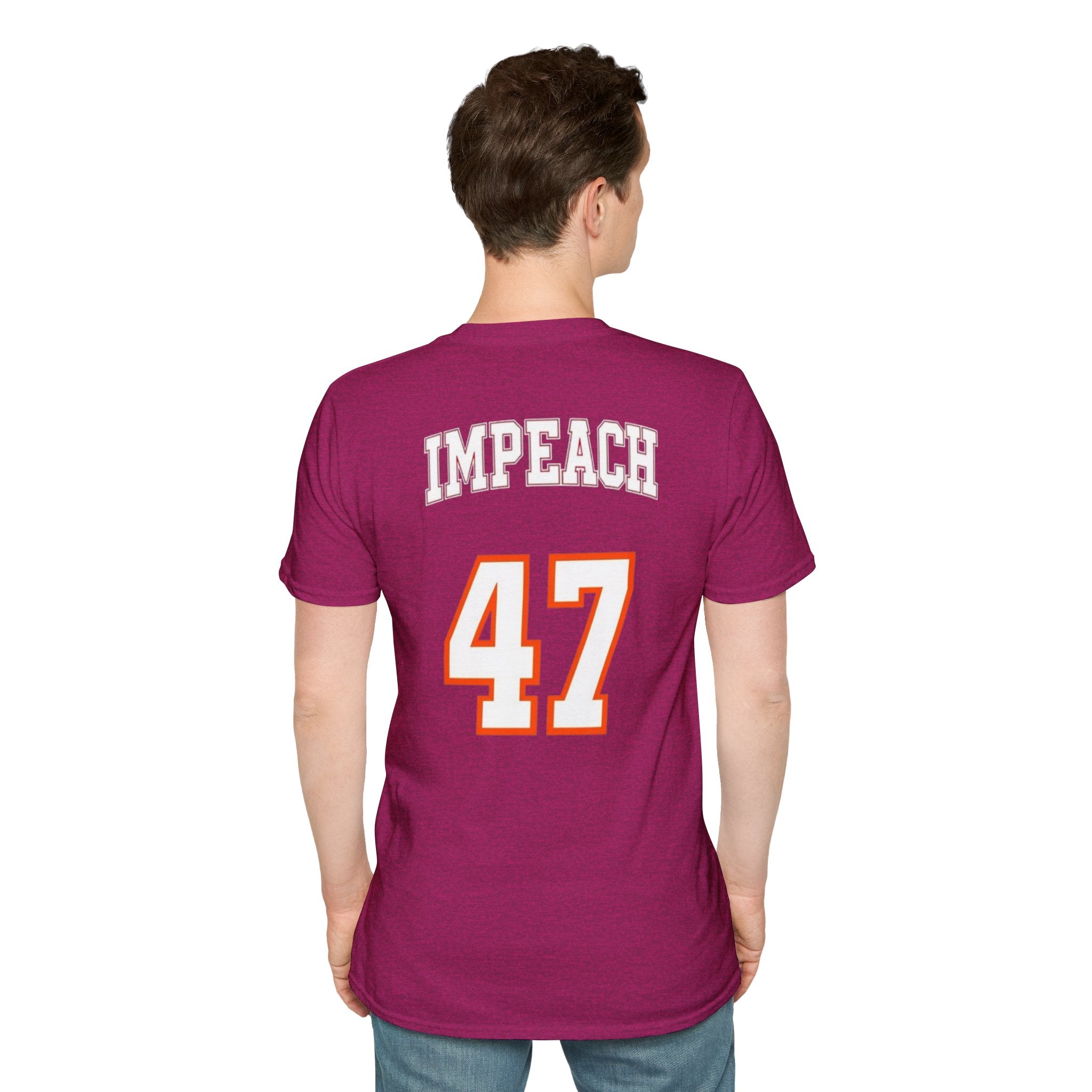 American Patriots Unisex Softstyle T-Shirt - Impeach 47 Graphic Tee