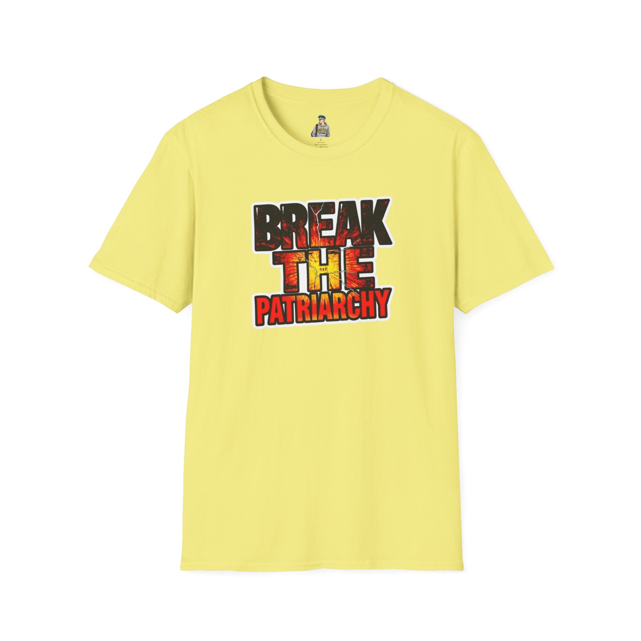 Break the Patriarchy Unisex Softstyle T-Shirt - Empowerment Wear for Social Change
