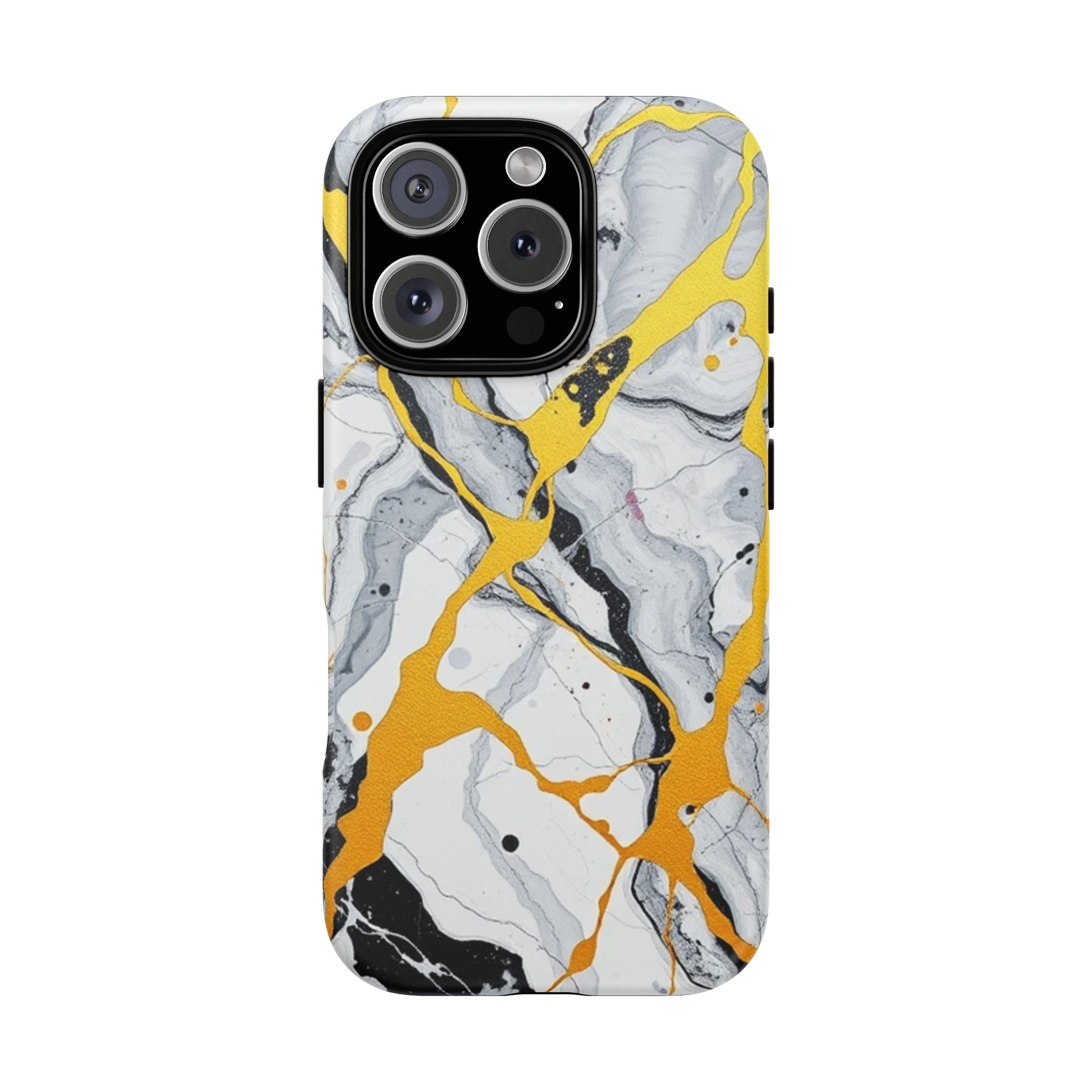 Beautiful Marble and Gold Design Tough Cases For Android & iPhone