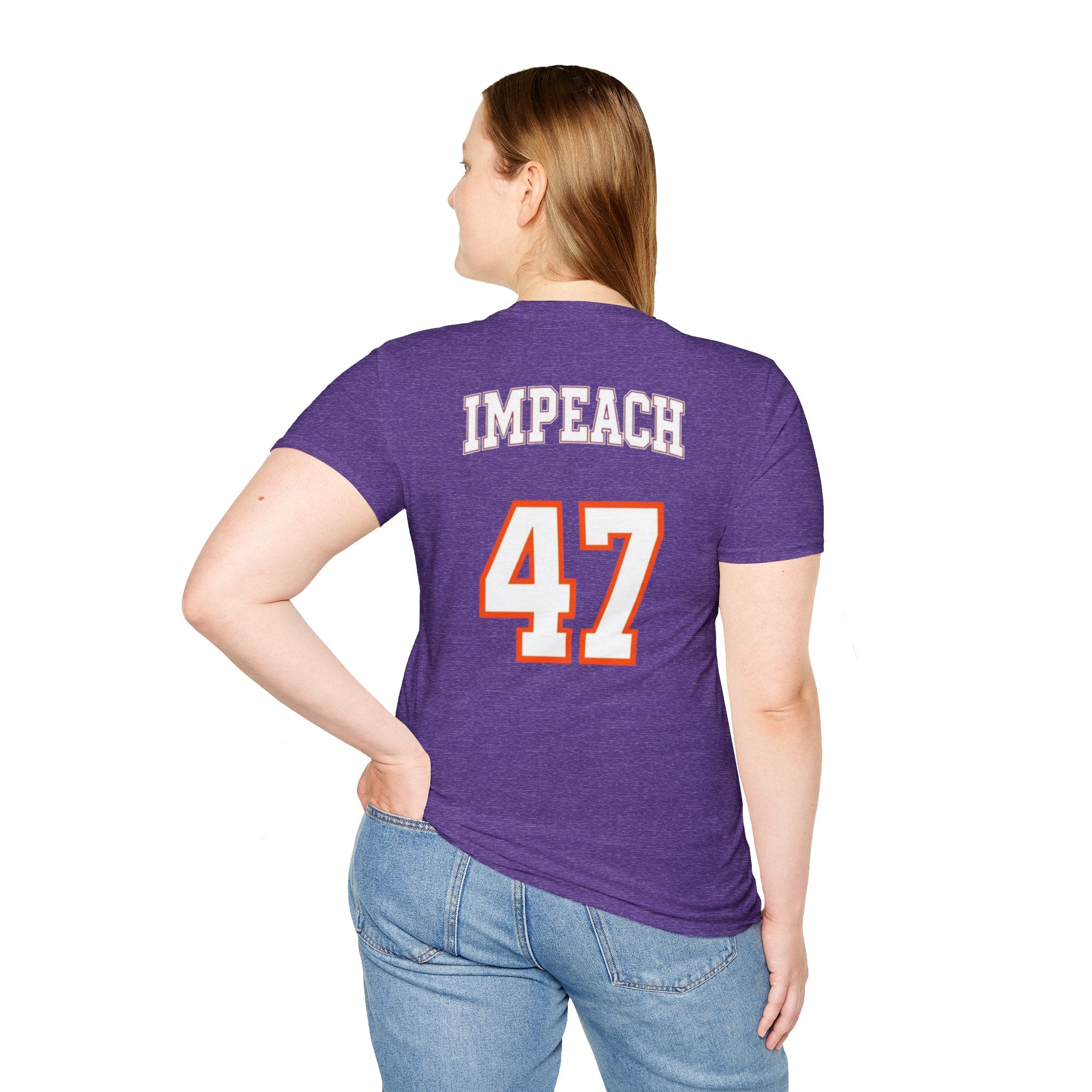 American Patriots Unisex Softstyle T-Shirt - Impeach 47 Graphic Tee