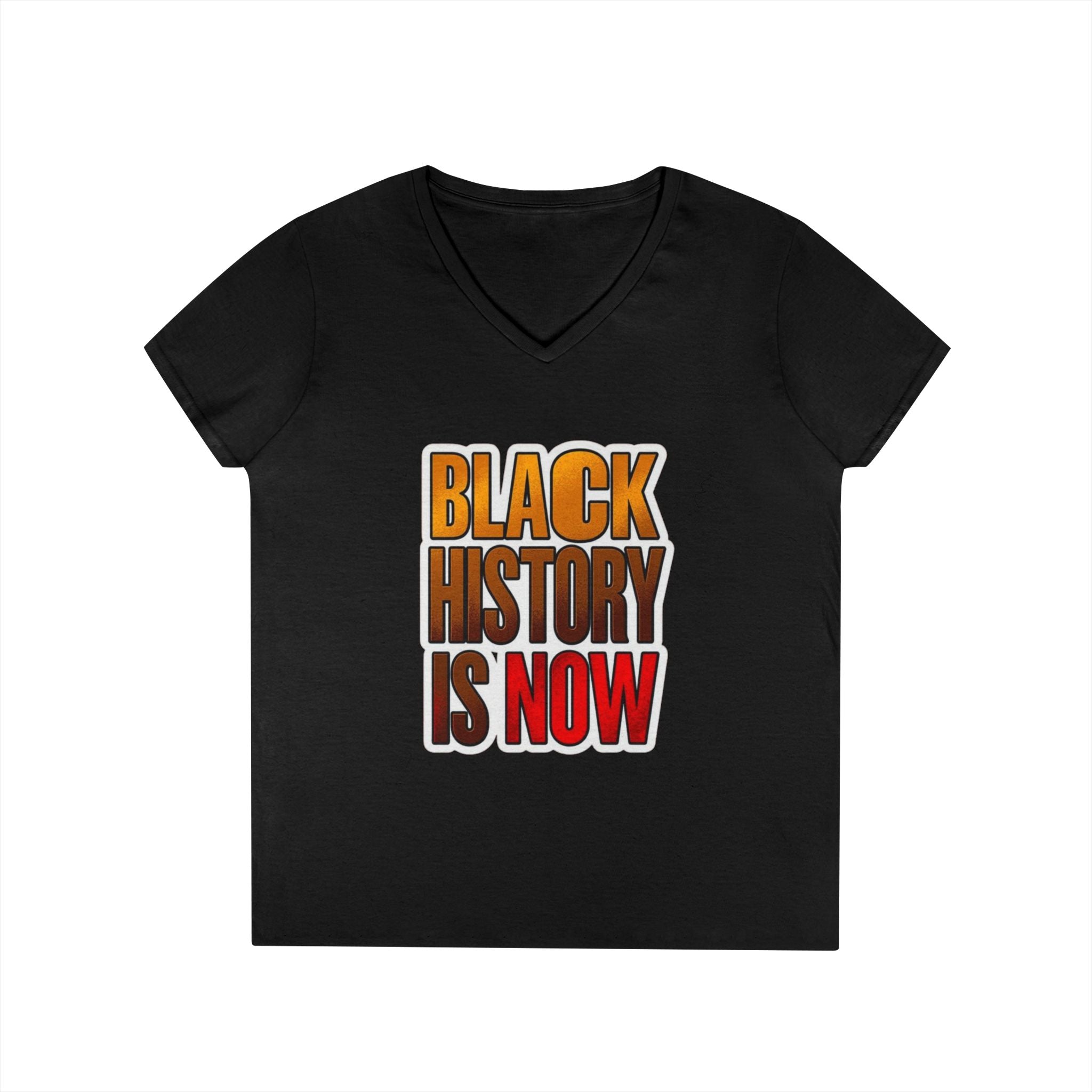 Empowerment V-Neck T-Shirt – Black History Is Now