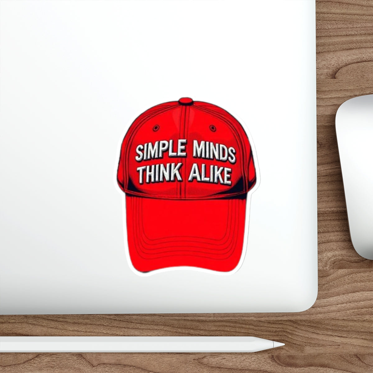 Die-Cut Stickers - Red Cap - Simple Minds Think Alike