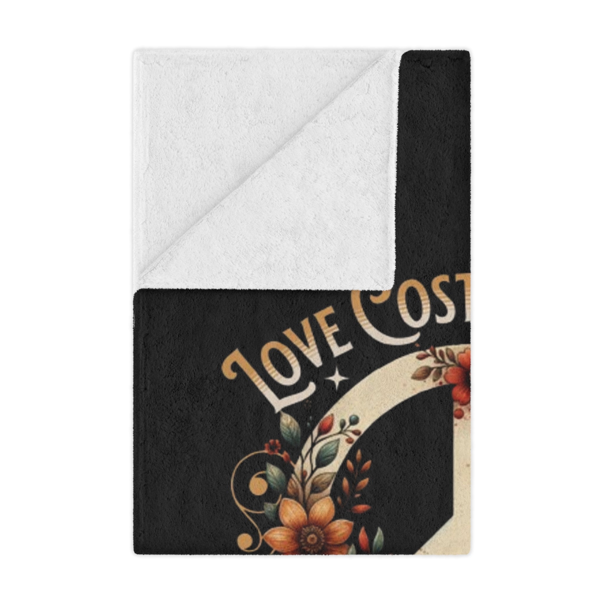 Grow Peace, Love Costs Nothing Give It Away - Microfiber Blanket