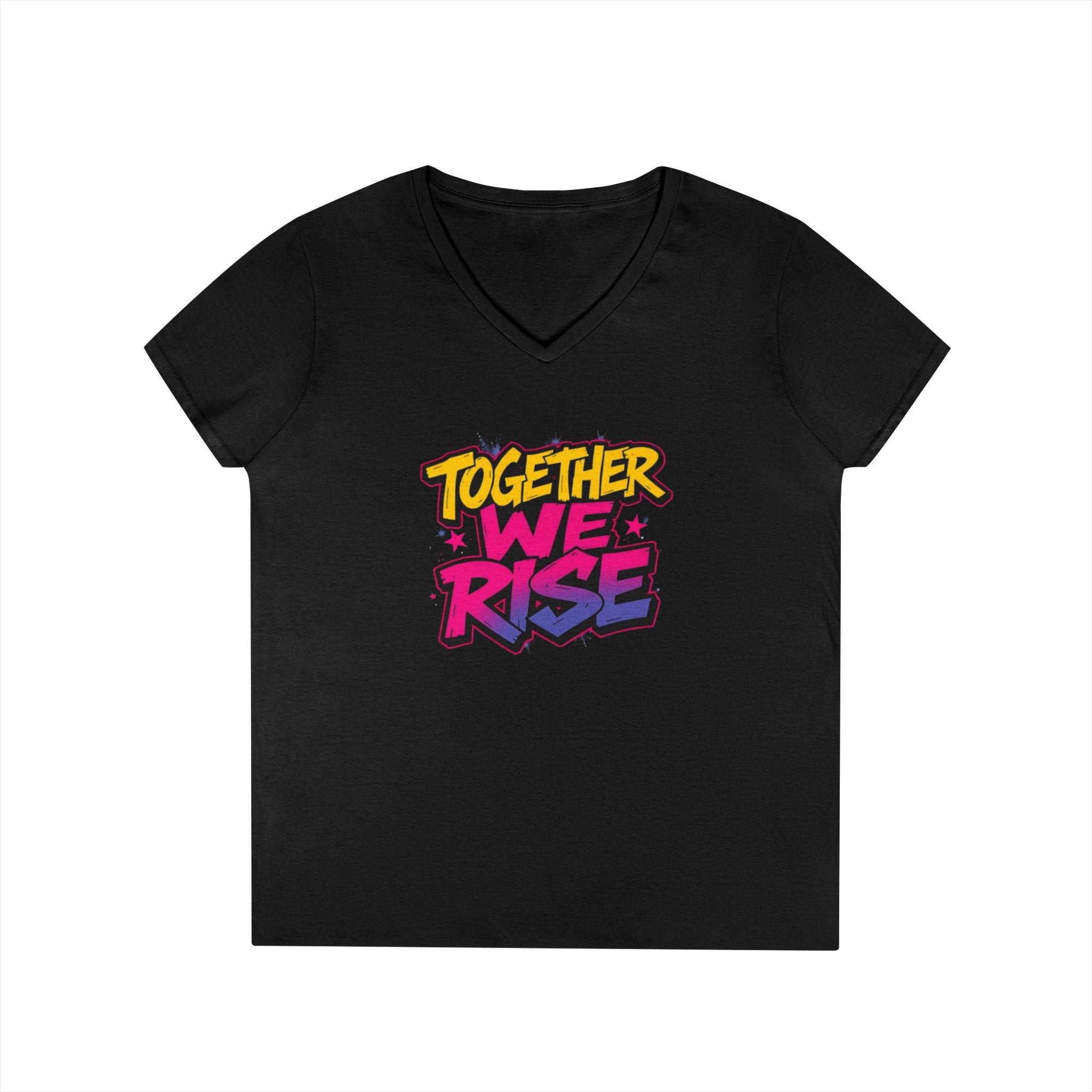 Empowerment Ladies' V-Neck T-Shirt - Together We Rise
