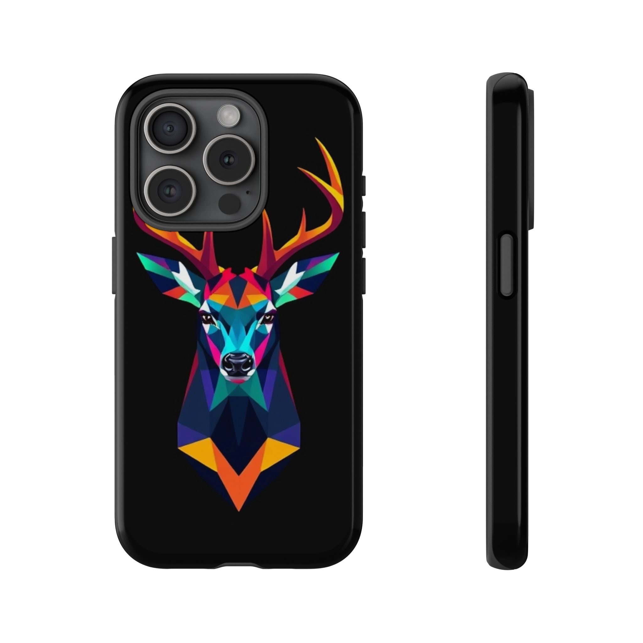 Colorful Fractal Deer Art Design Tough Case For Android & iPhone