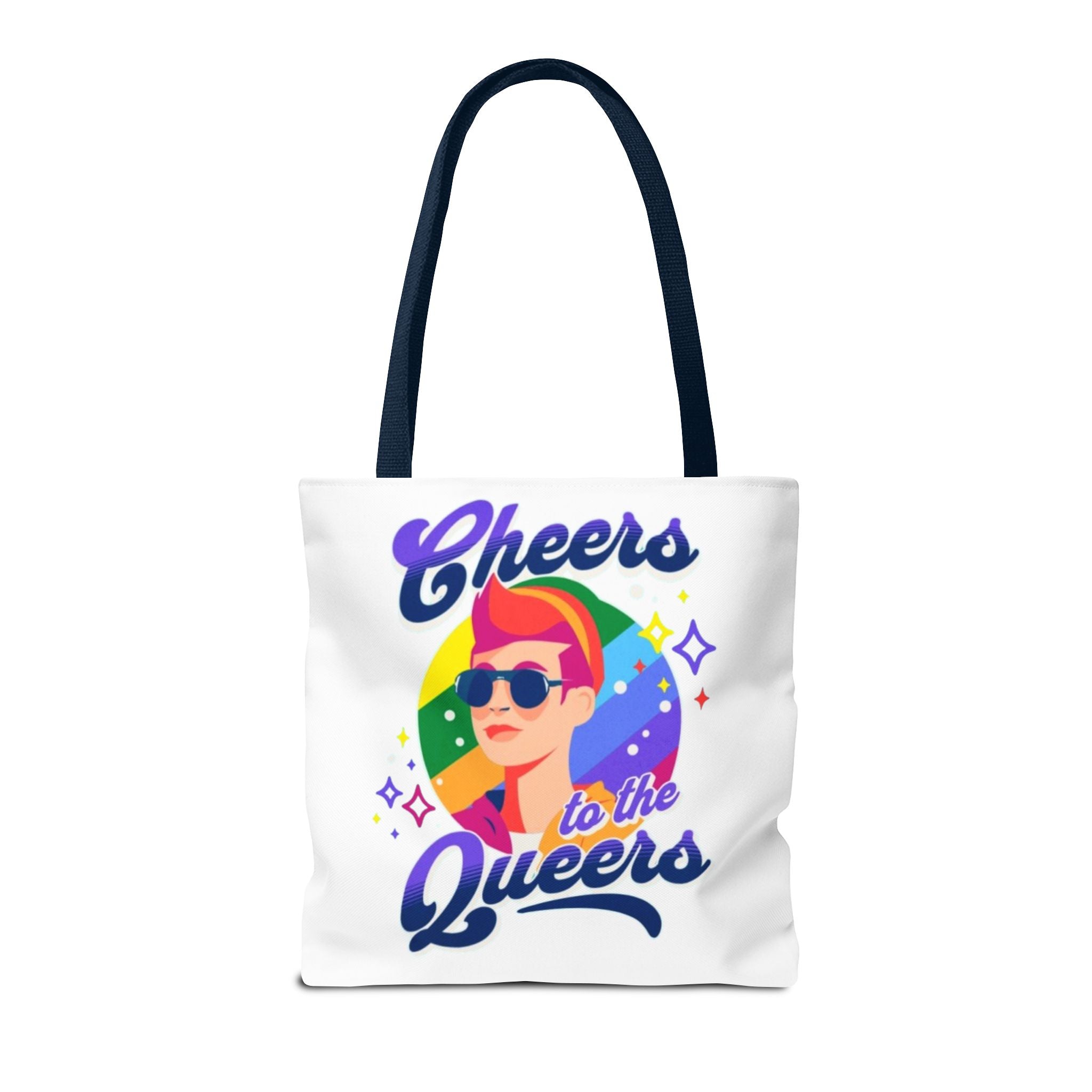 Cheers to the Queers Design LGBTQIA+ themed Tote bag
