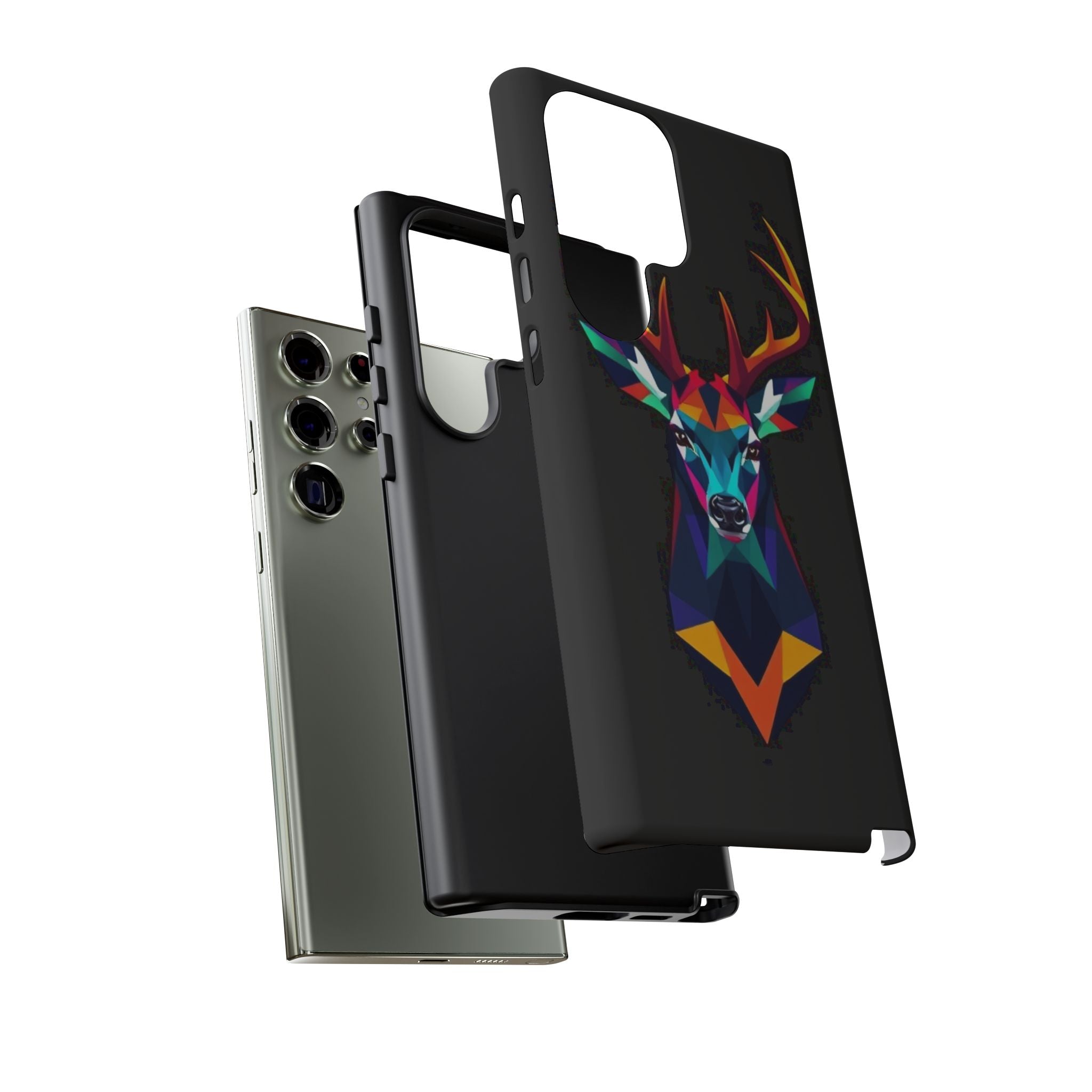 Colorful Fractal Deer Art Design Tough Case For Android & iPhone