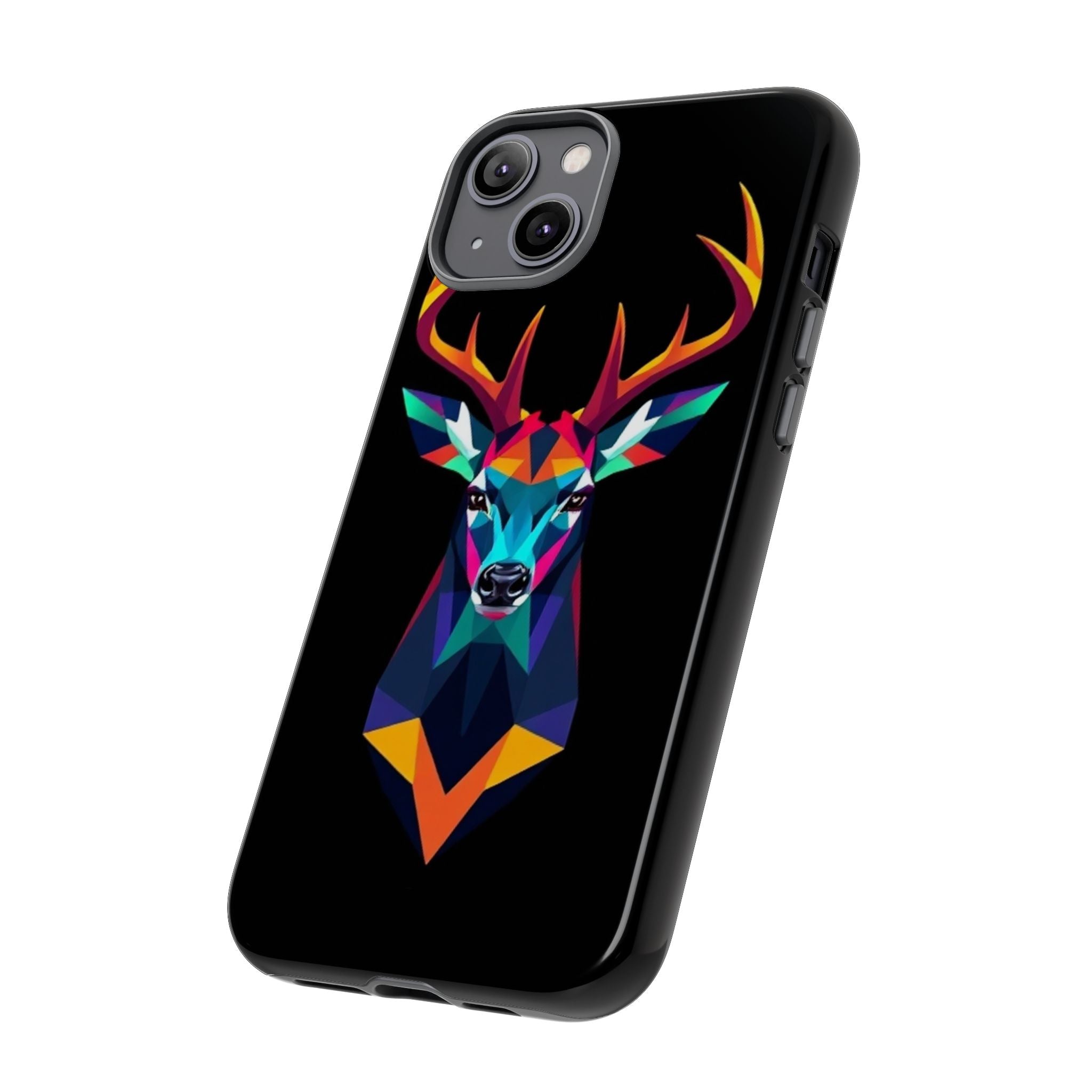 Colorful Fractal Deer Art Design Tough Case For Android & iPhone