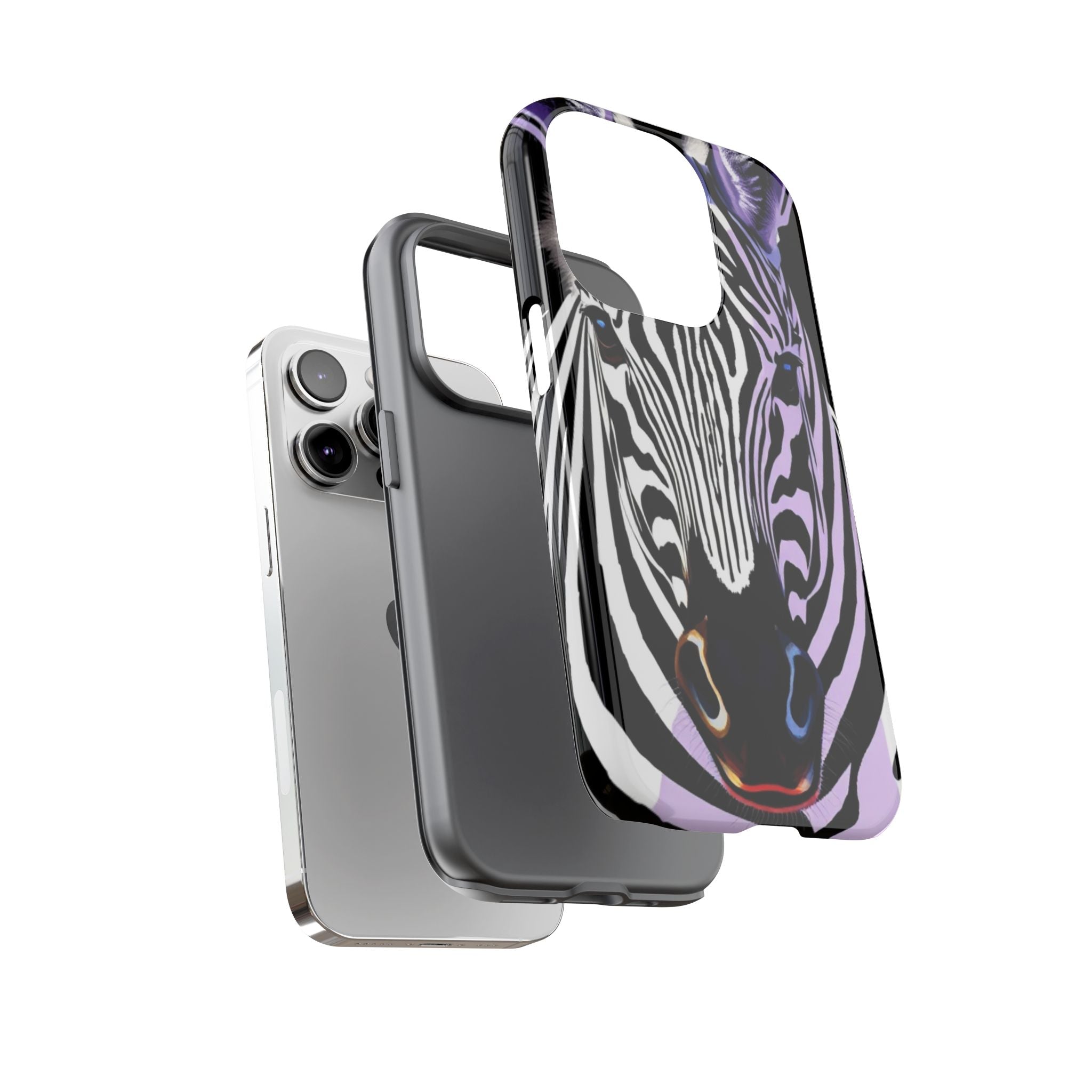 Android OR iPhone Compatible Cases - Zebra Design - Unique Tough Cases