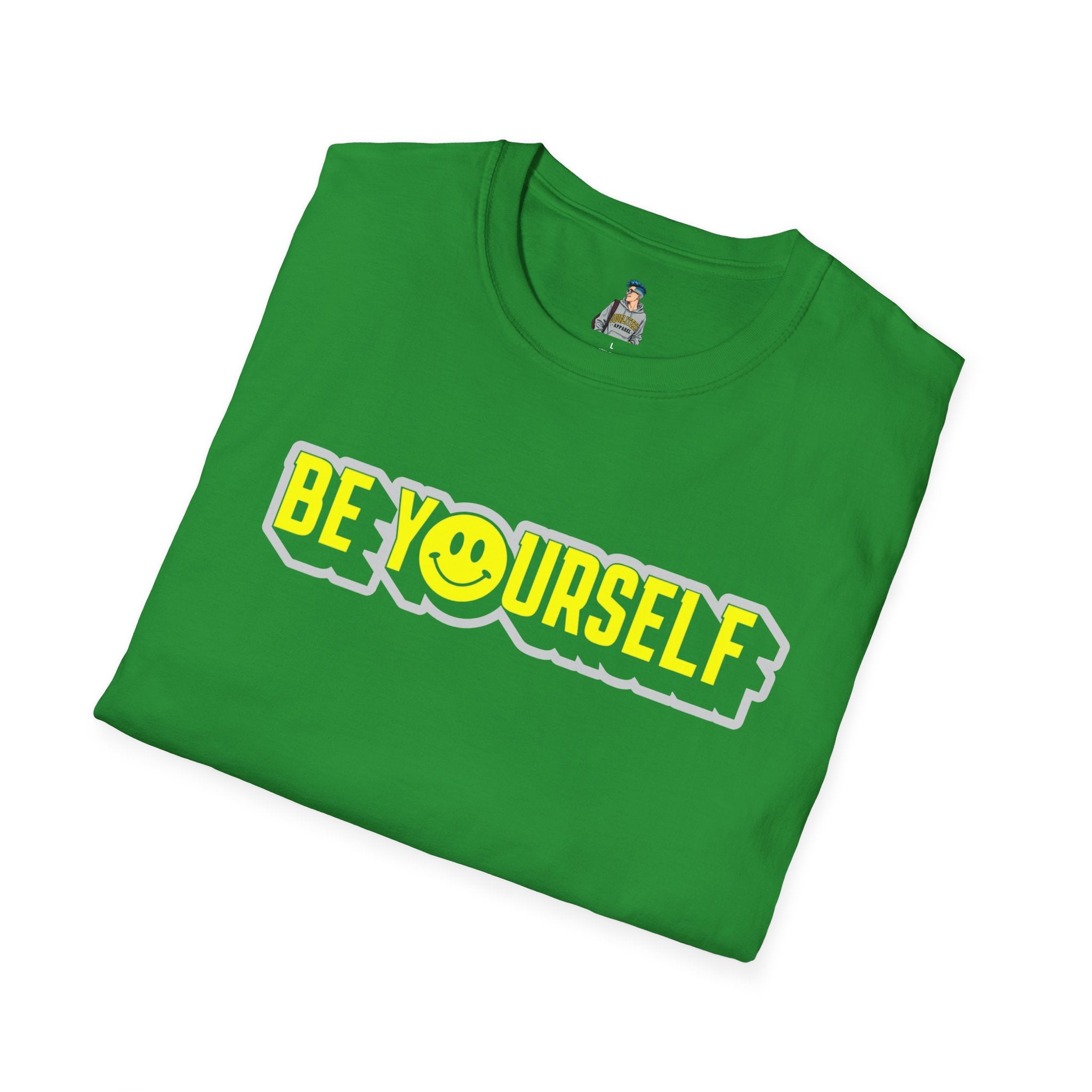 Be Yourself Smiley Unisex Softstyle T-Shirt