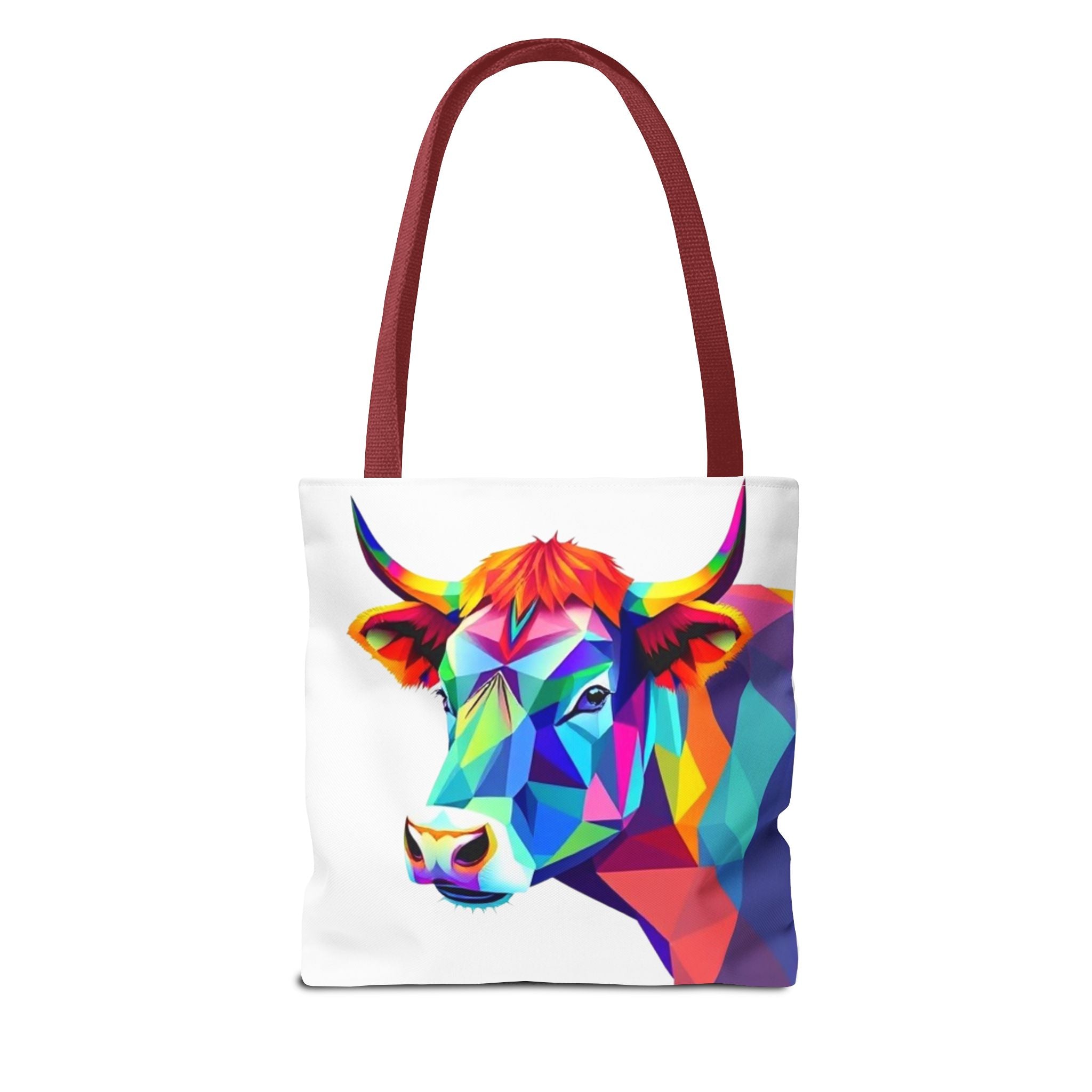 Colorful Cow Design - Tote Bag