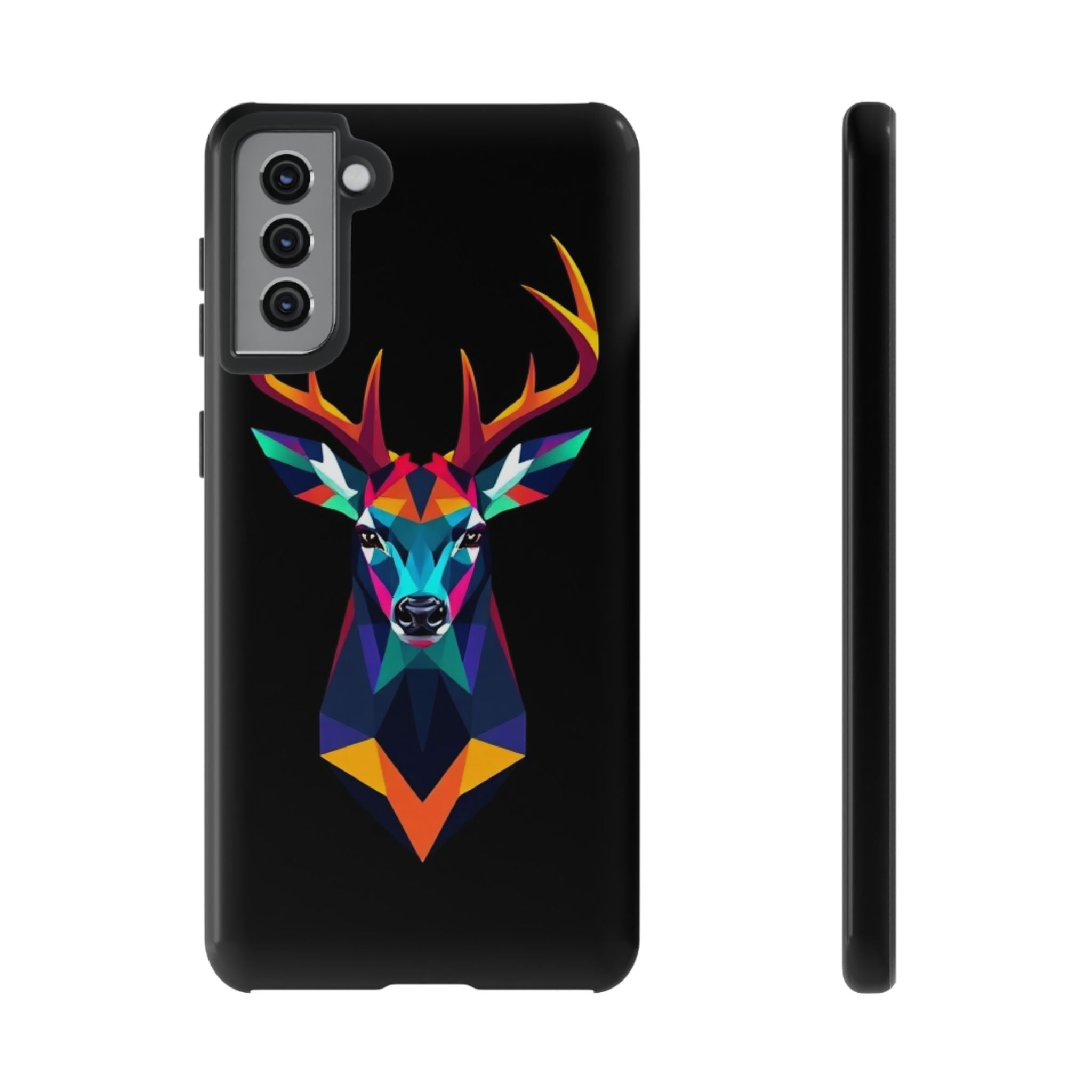Colorful Fractal Deer Art Design Tough Case For Android & iPhone