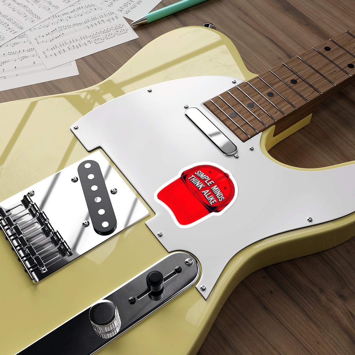 Die-Cut Stickers - Red Cap - Simple Minds Think Alike