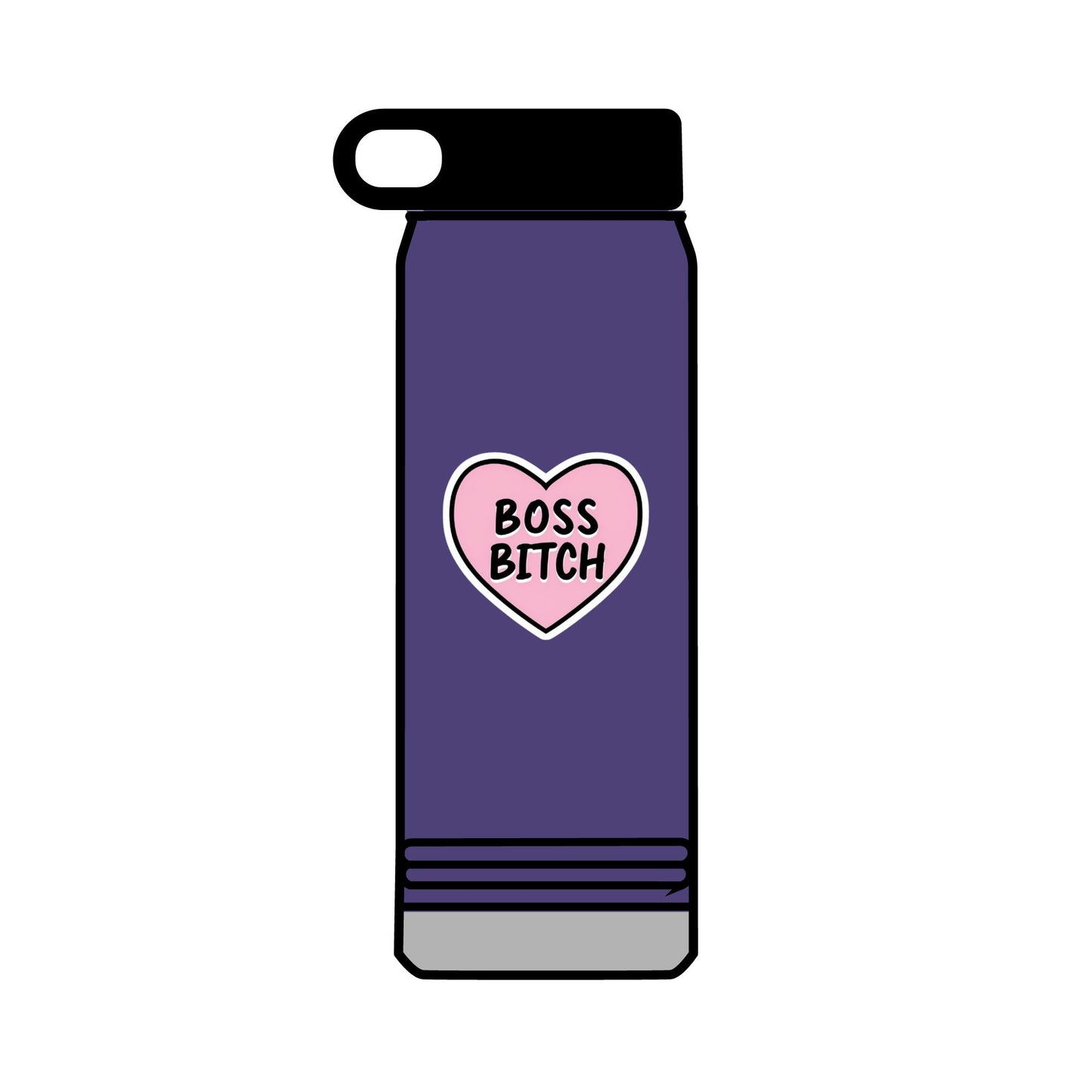 32oz Water Bottle Boss Bitch