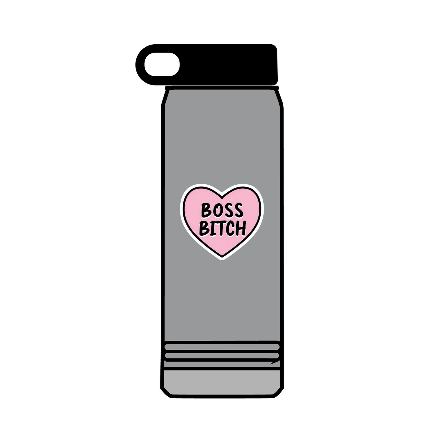 32oz Water Bottle Boss Bitch