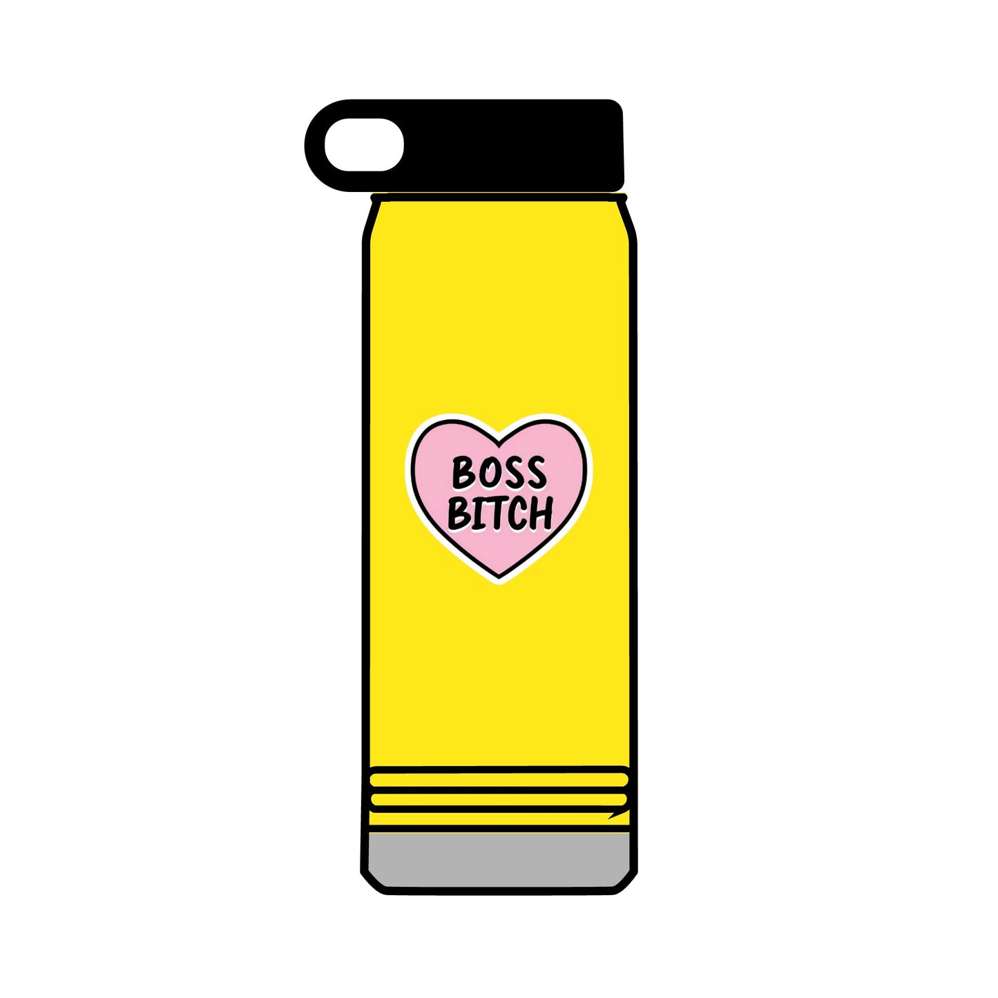 32oz Water Bottle Boss Bitch