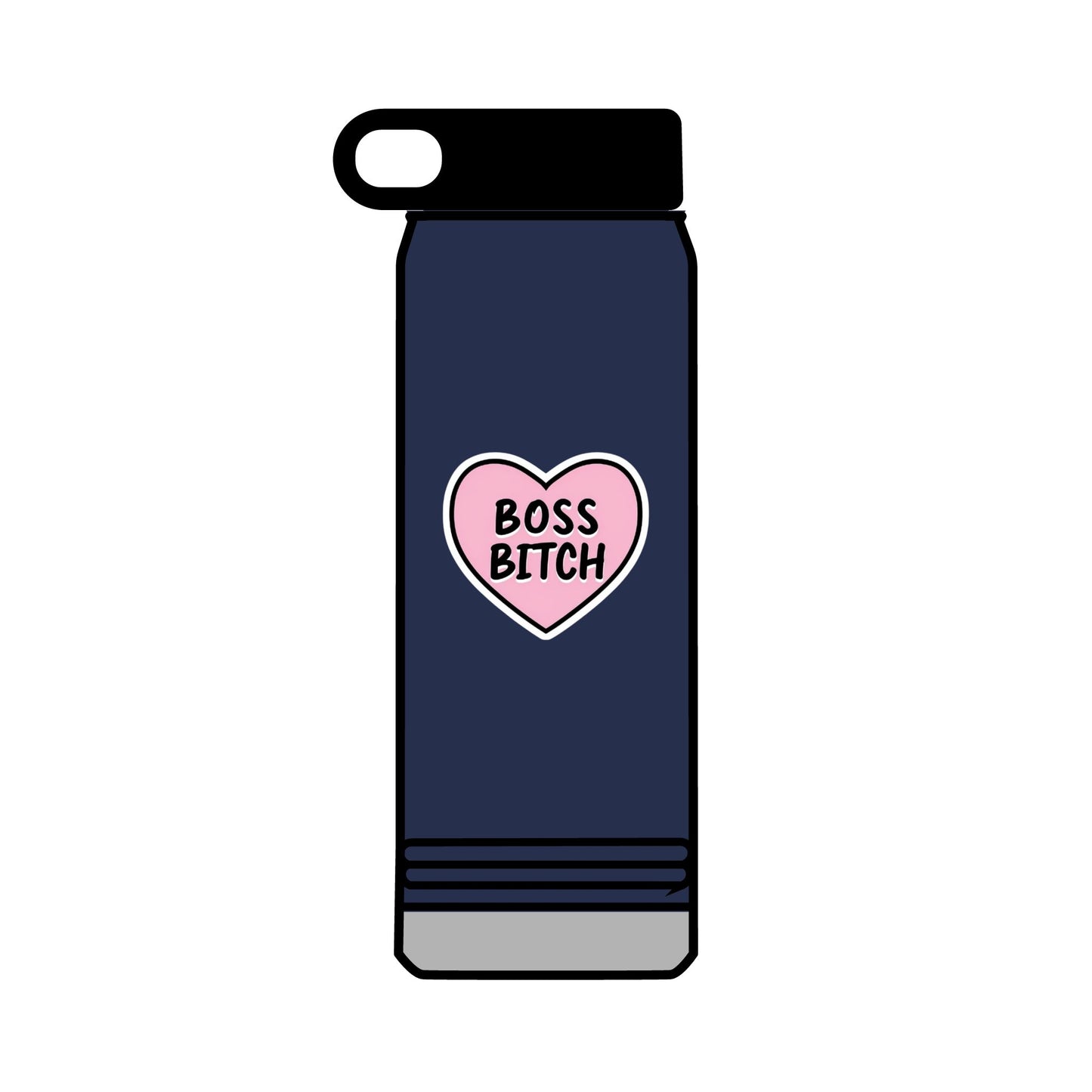 32oz Water Bottle Boss Bitch