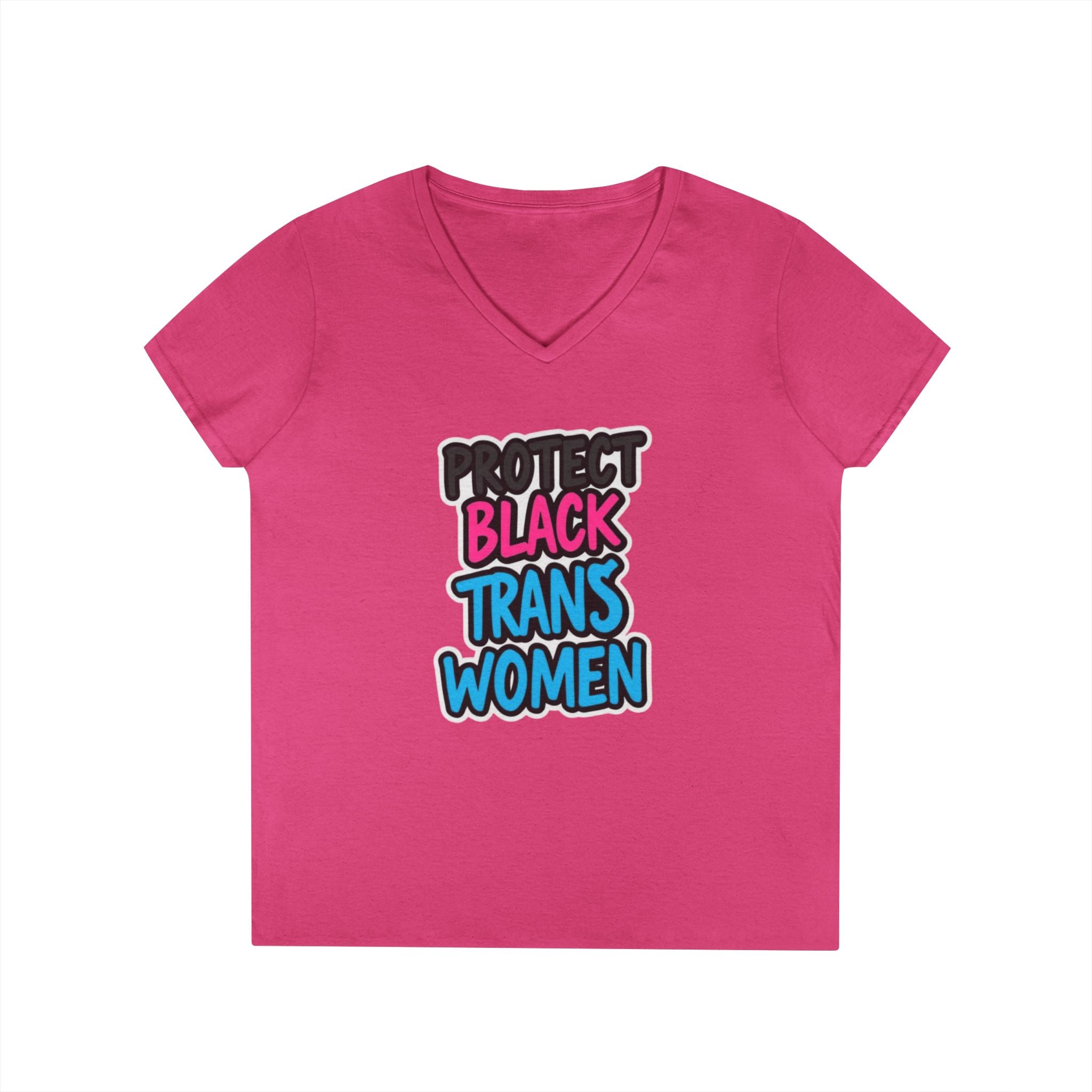 Protect Black Trans Women V-Neck T-Shirt