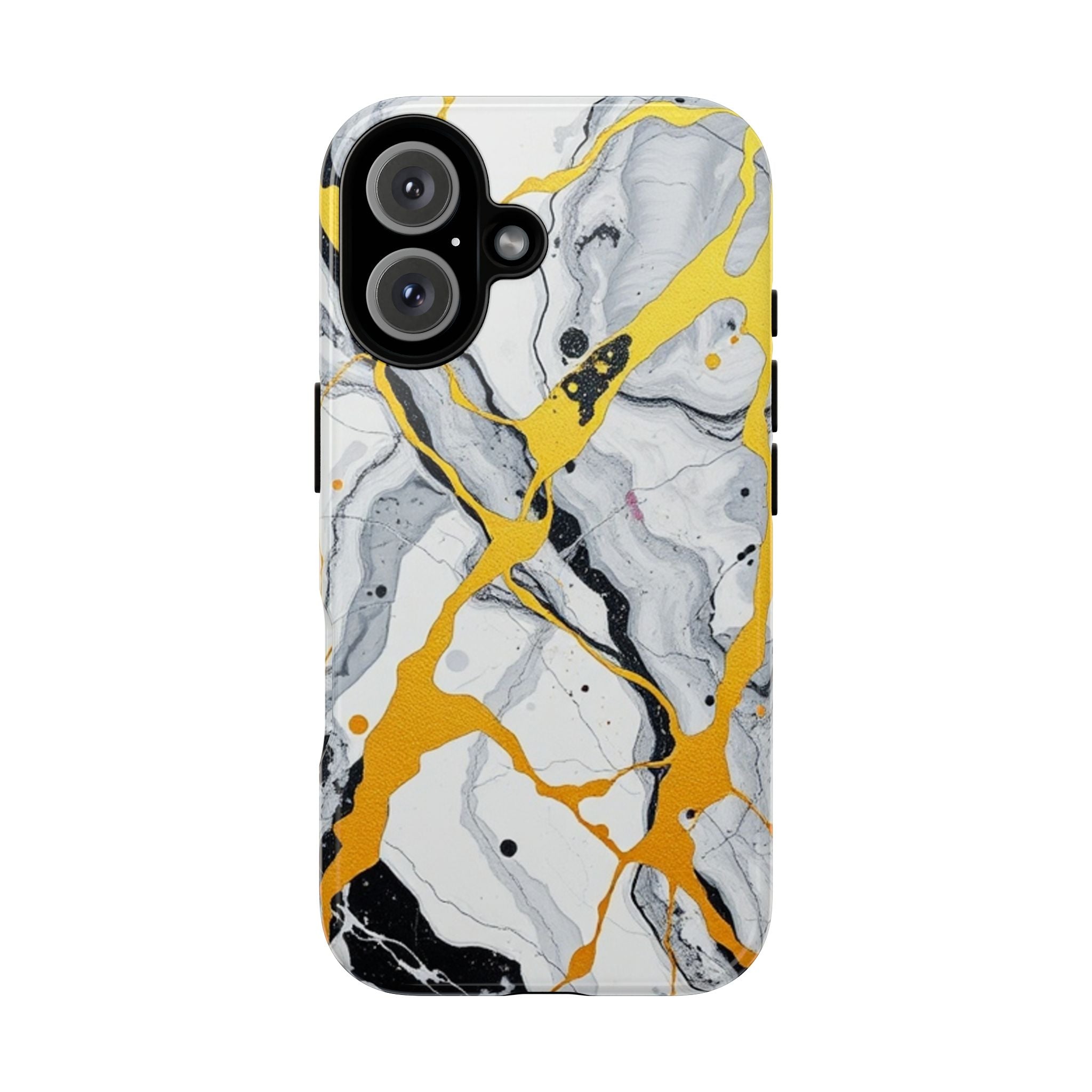 Beautiful Marble and Gold Design Tough Cases For Android & iPhone