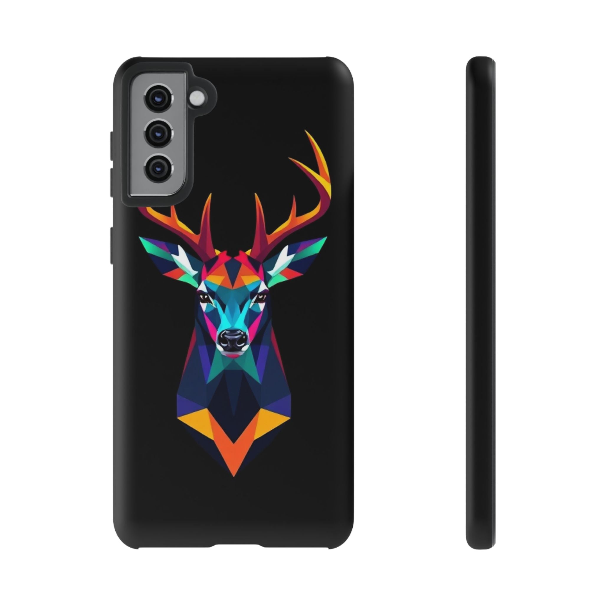 Colorful Fractal Deer Art Design Tough Case For Android & iPhone
