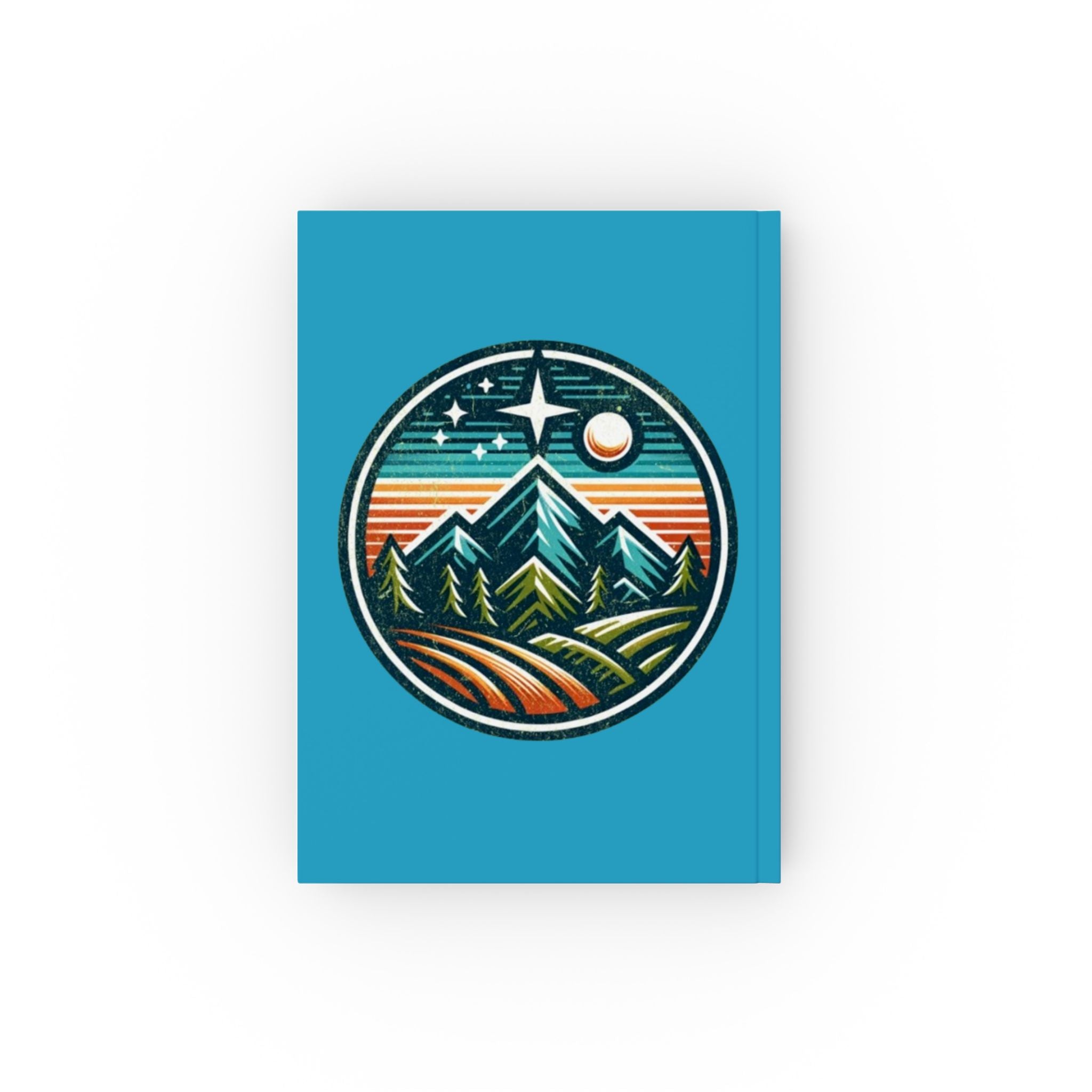 Blue Mountain Sketch Hard Backed Journal - Perfect for Gifts, Journaling, and Celebrations