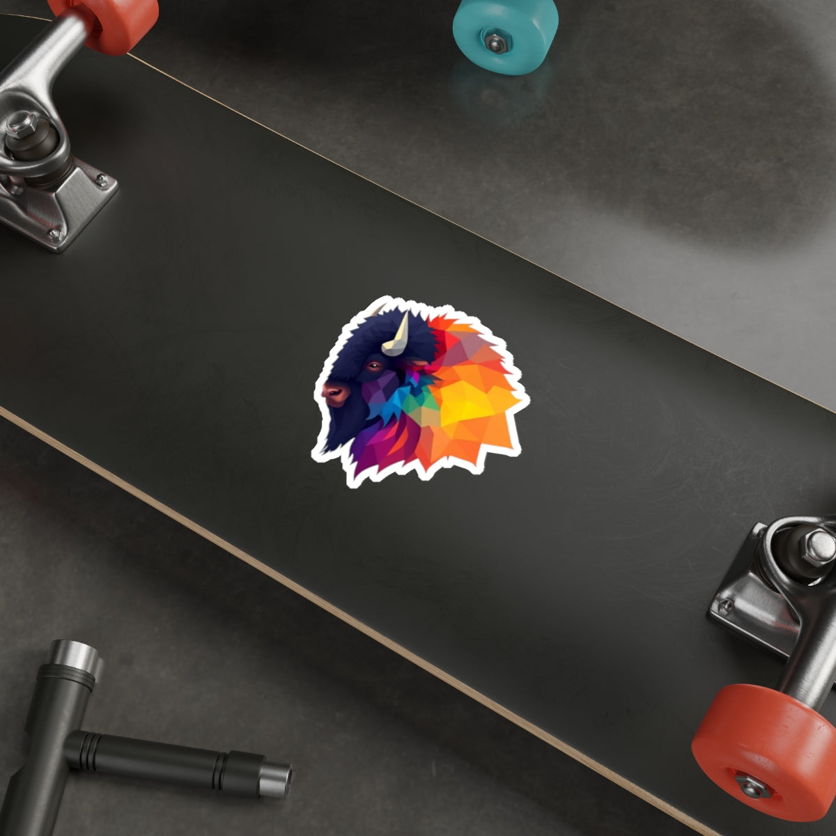 Die-Cut Stickers - Pride Bison