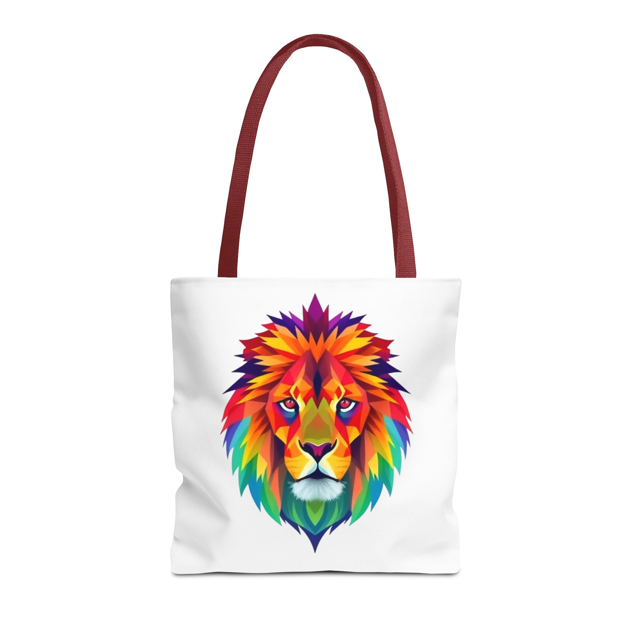 Colorful Fractal Lion Design - Tote Bag